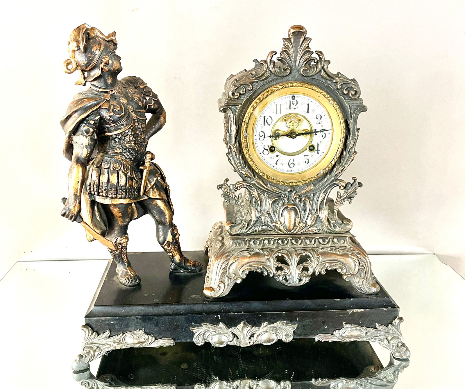 Waterbury Figural Mantel Clock (1 of 4)