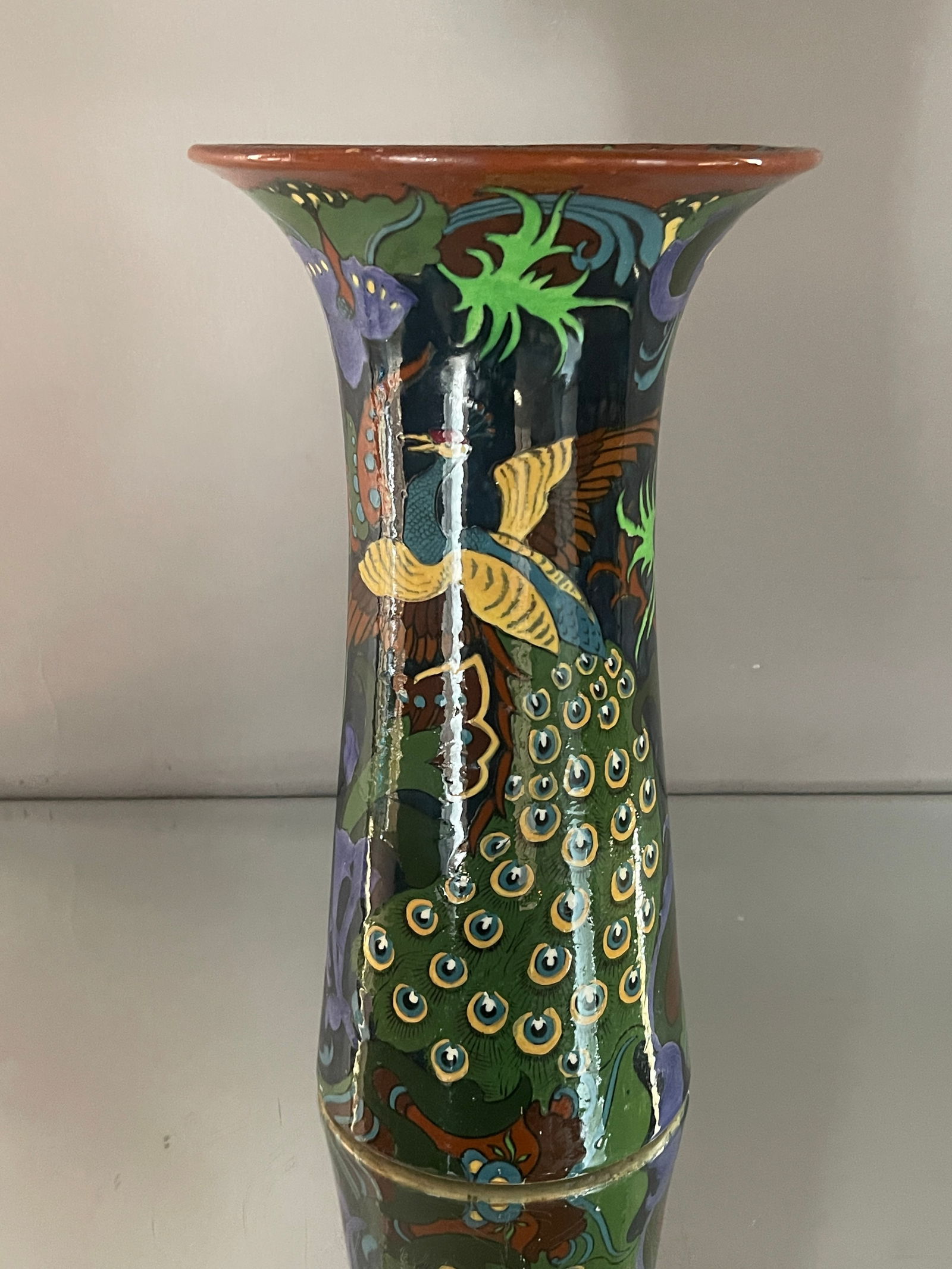 Foley for W& Co. Intarsio Art Pottery Vase (1 of 7)