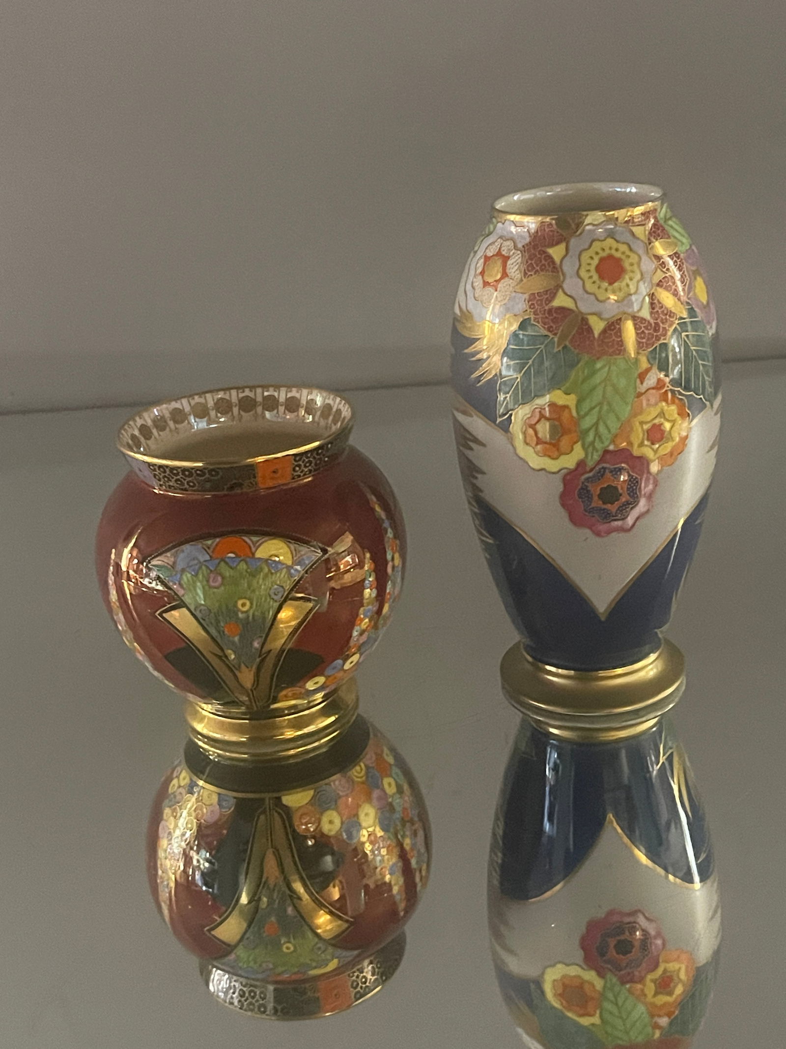 Two Carlton Ware Art Deco Vases (1 of 7)