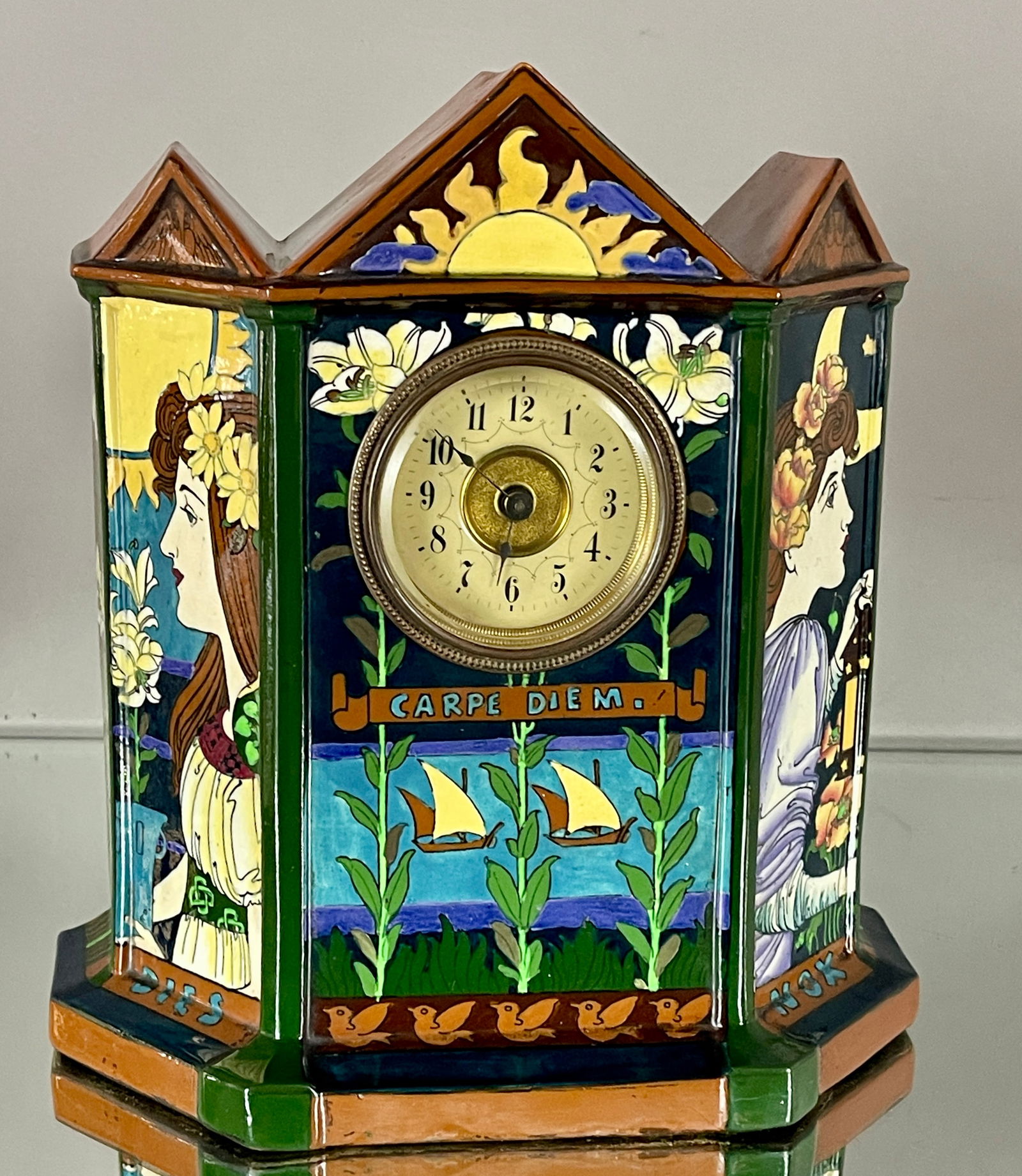Frederick Rhead for Foley Pottery Clock (1 of 8)