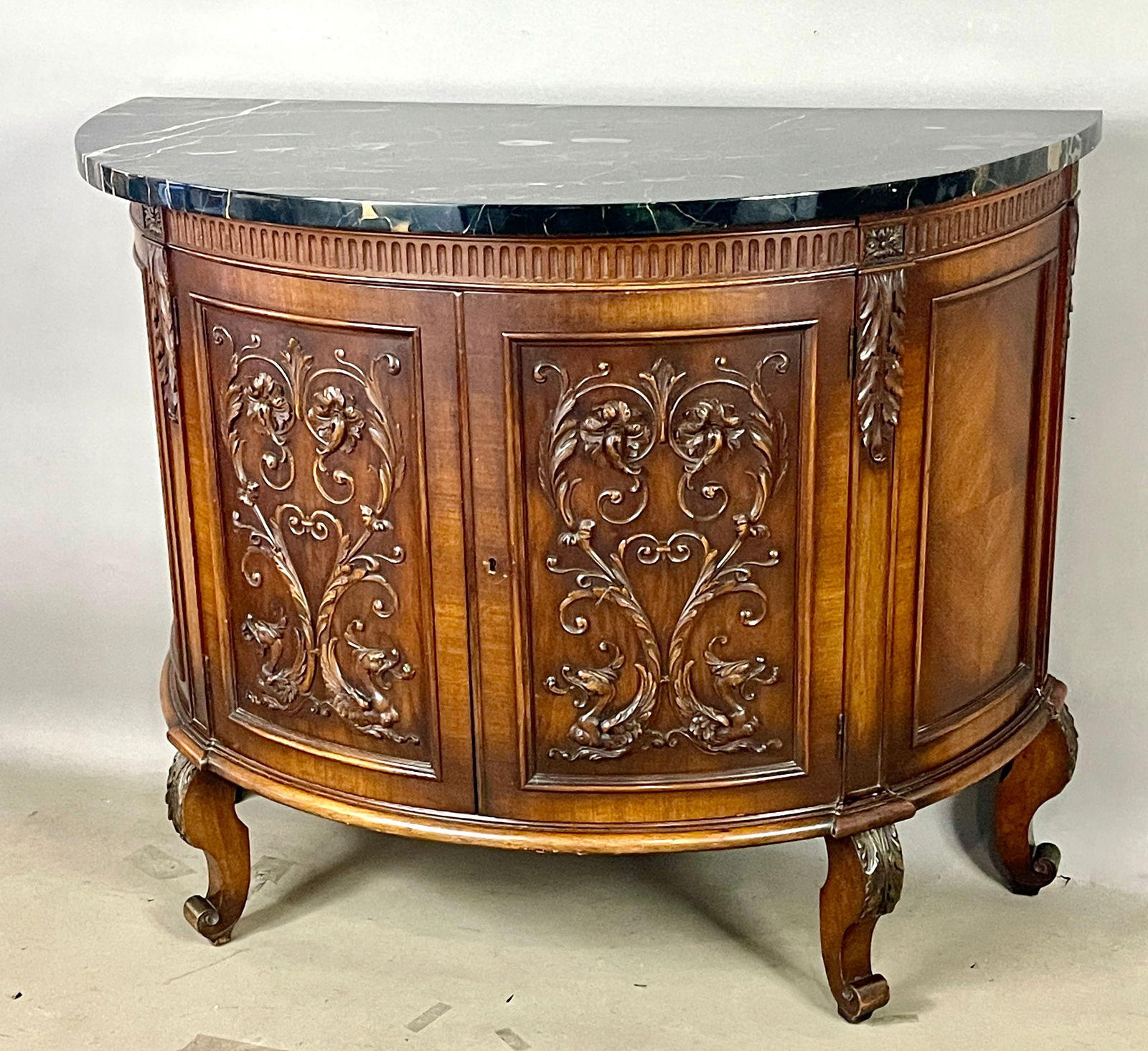 Italian Demi Lune Cabinet (1 of 5)