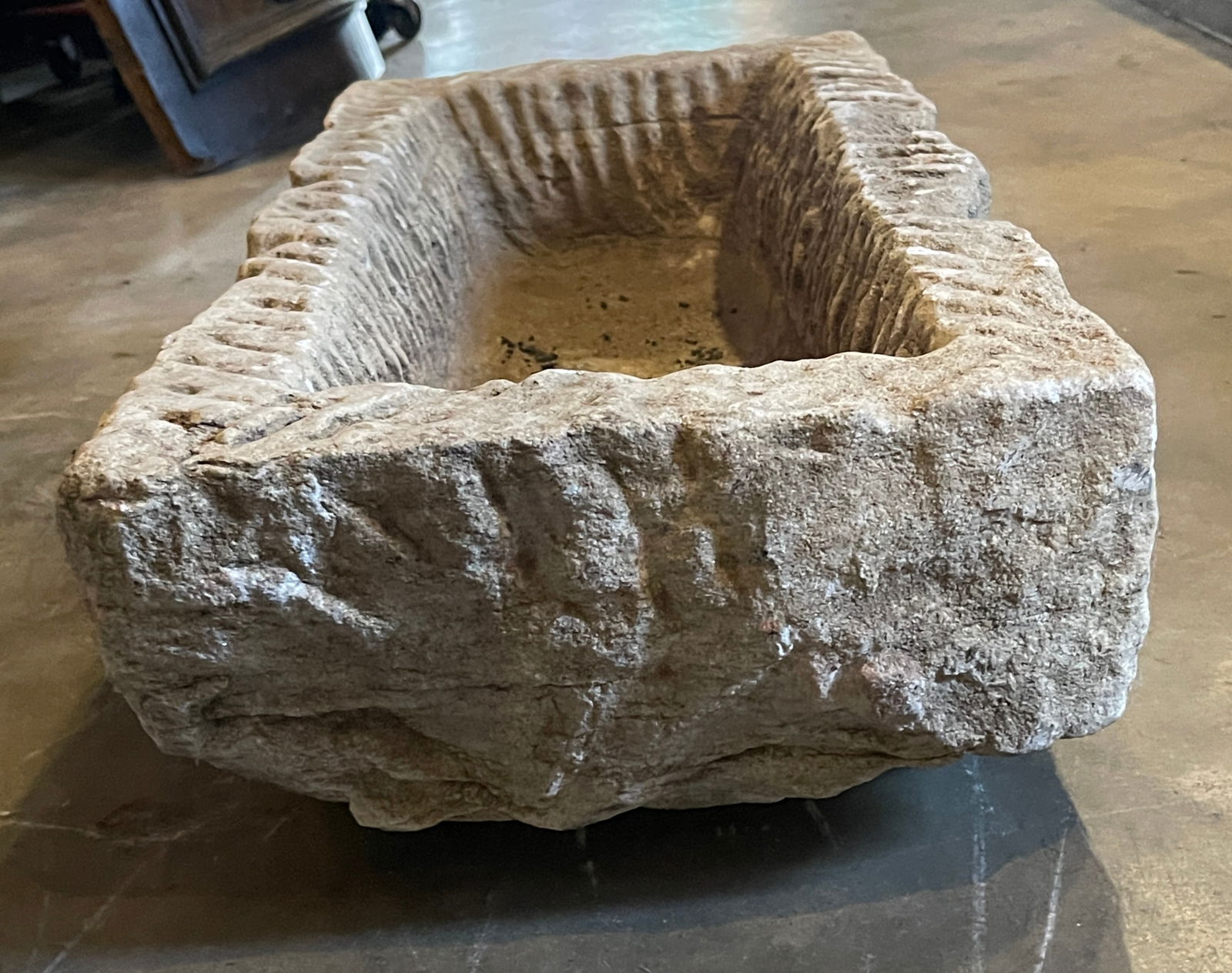 French Lime Stone Trough (1 of 1)