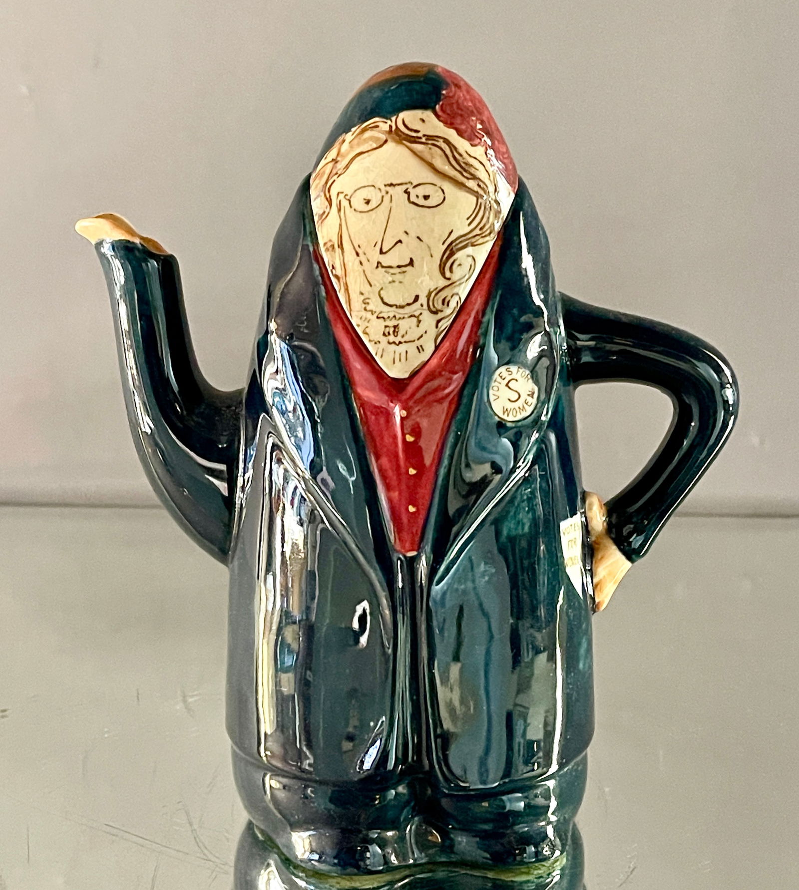 Frederick Rhead for Foley "Intarsio" Tea Pot (1 of 6)