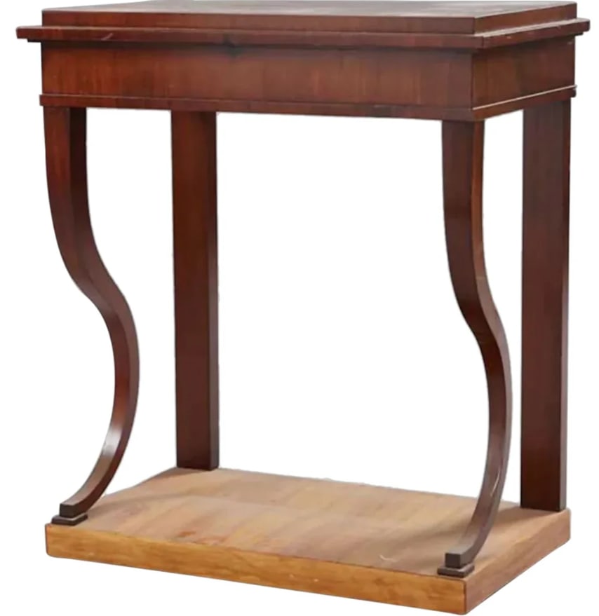 Swedish Mahogany, Pearwood Veneer Console Table 19th century (1 of 6)