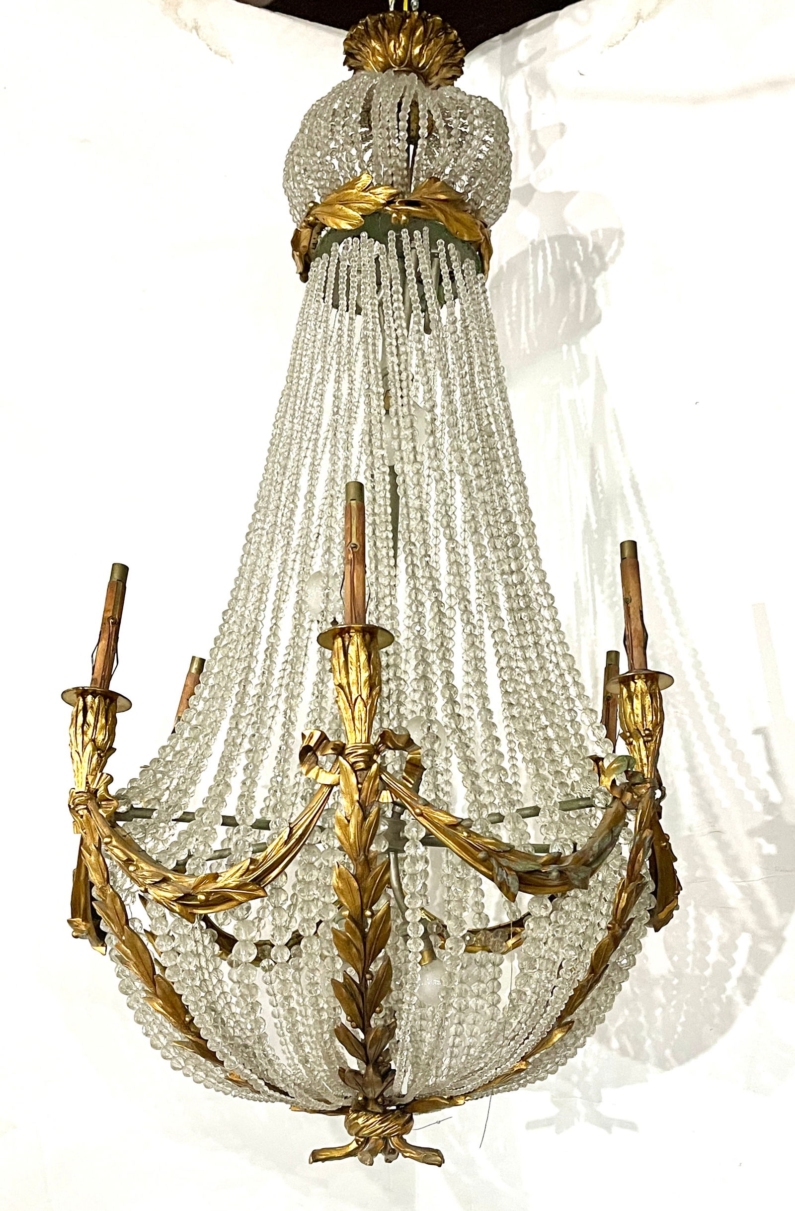 Late 19th Century French Louis XVI Chandelier (1 of 3)