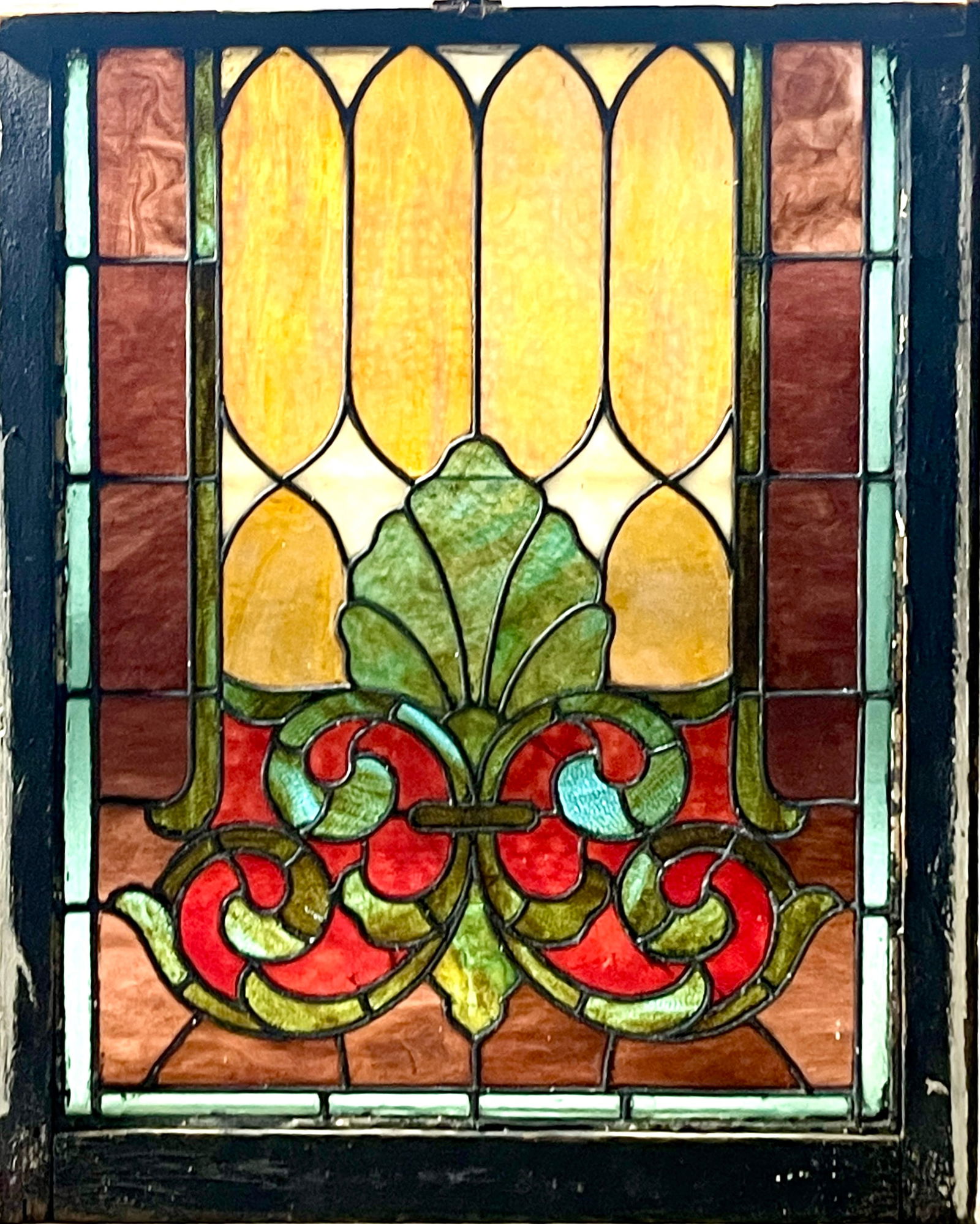Antique Stain Glass Window (1 of 1)