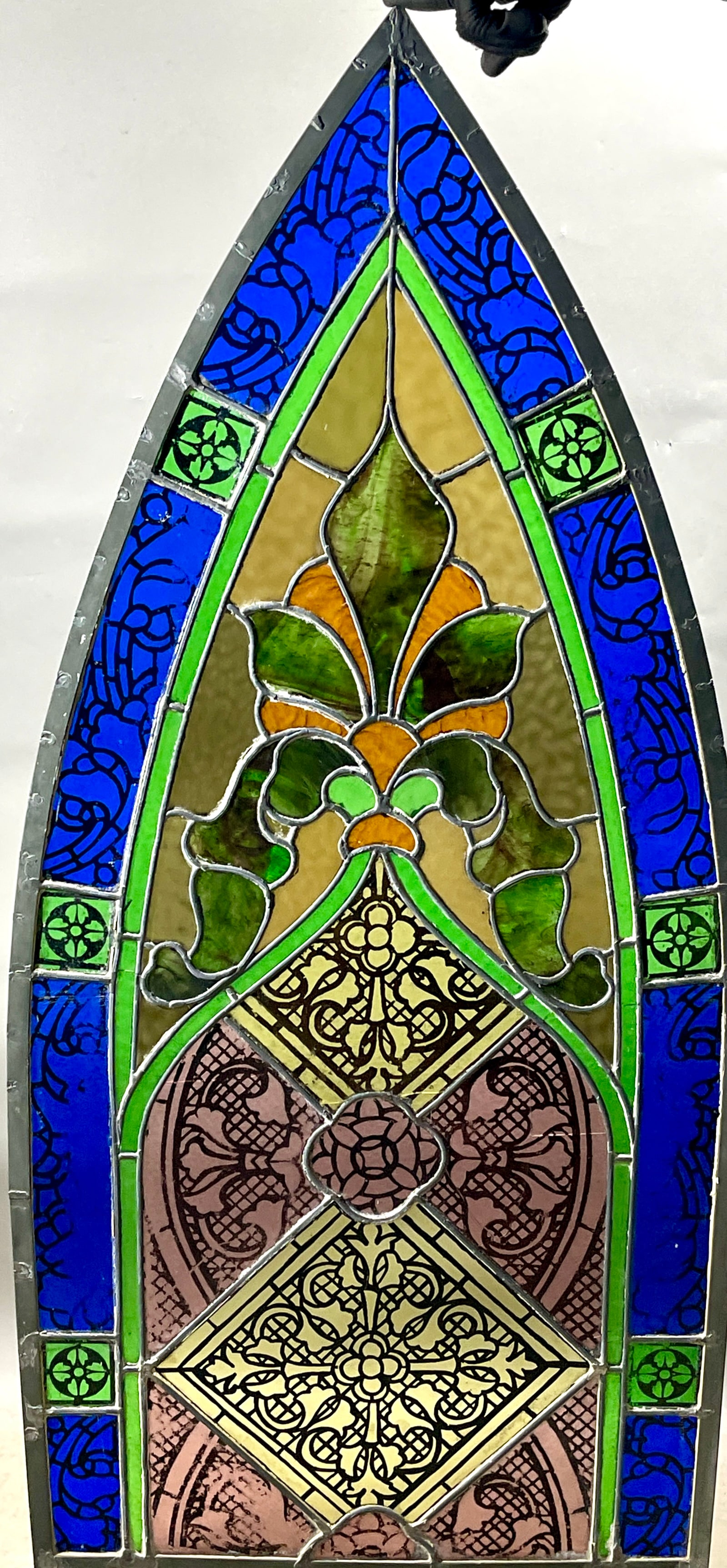 Gothic Style Antique Stain Glass Window (1 of 1)