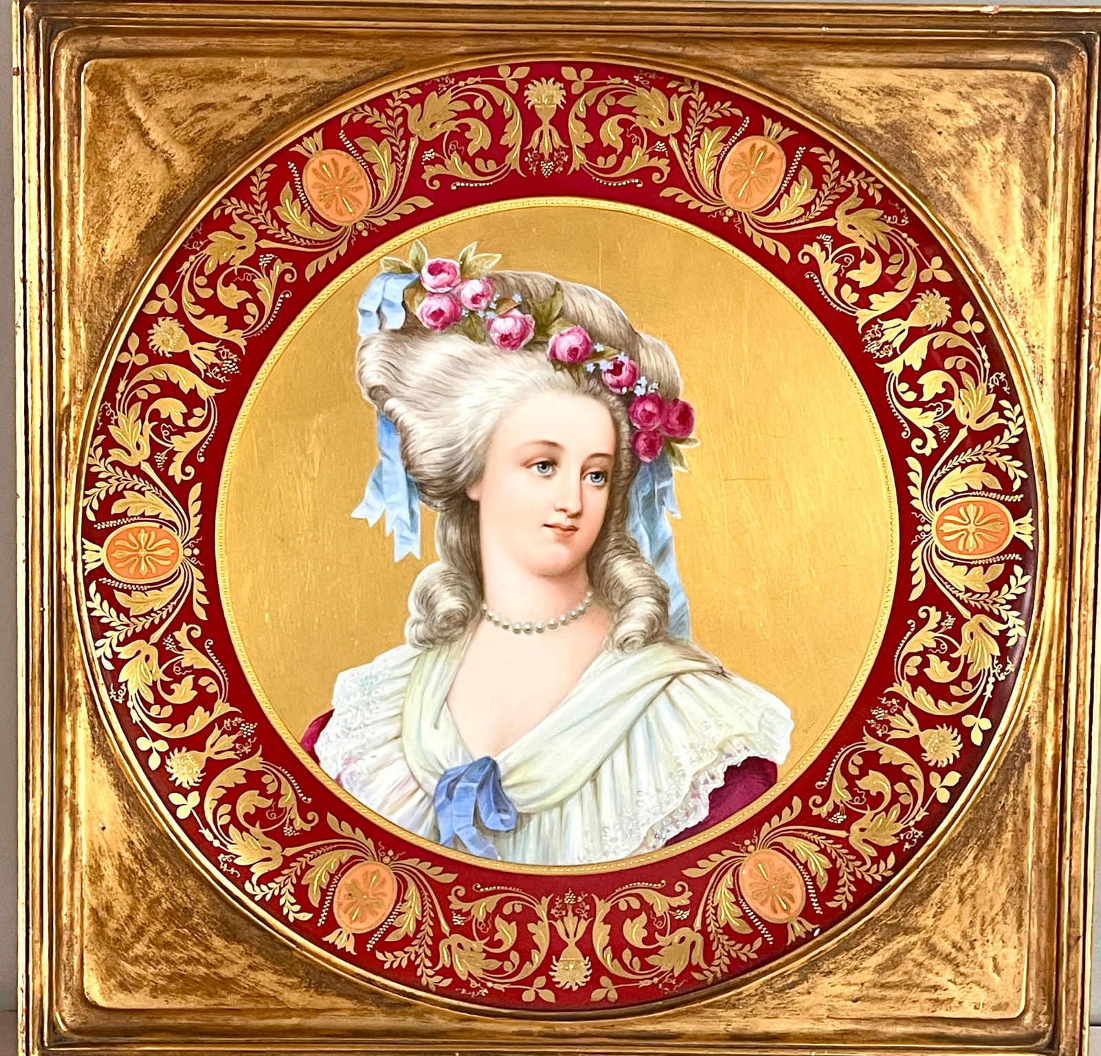 Unusual Large Royal Vienna Porcelain Plaque (1 of 5)