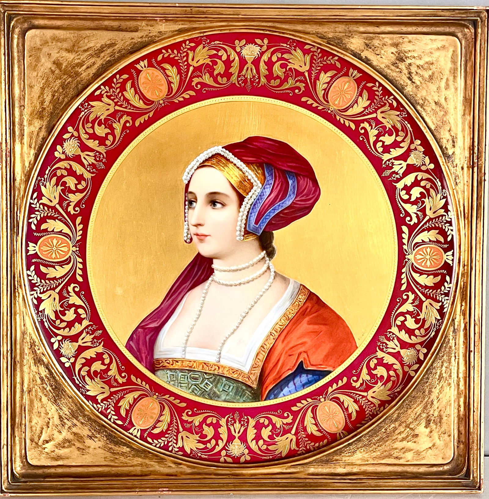 Royal Vienna Plaque in Frame (1 of 5)