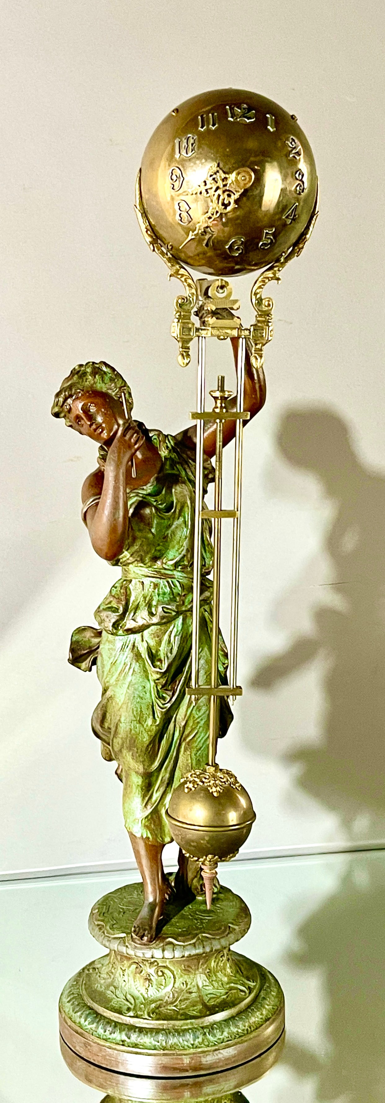 Ansonia Ball Swinging Figural Mystery Clock (1 of 7)