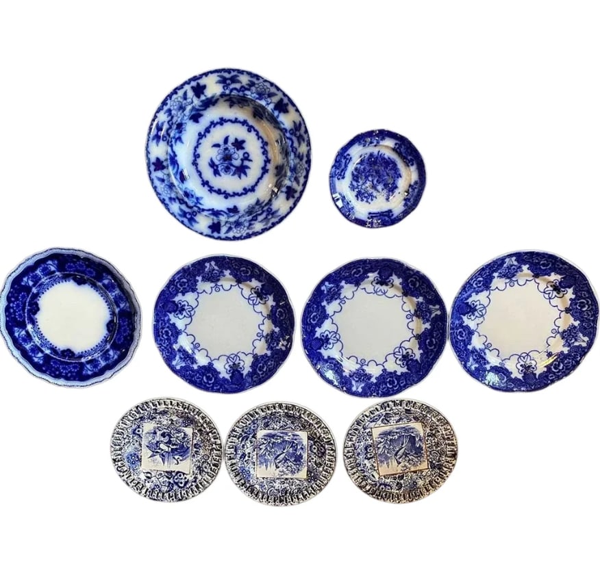 English Davenport and Johnson Bros. Plates (1 of 6)