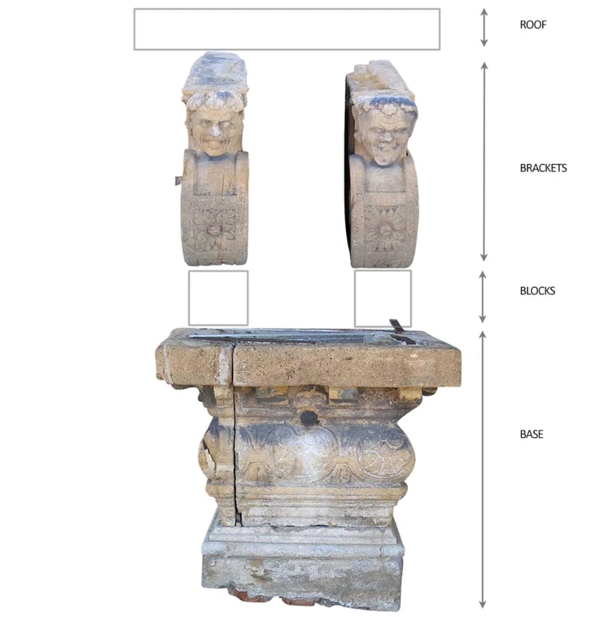 Large Rare French Louis XIV 1690s Limestone Well Head (1 of 5)