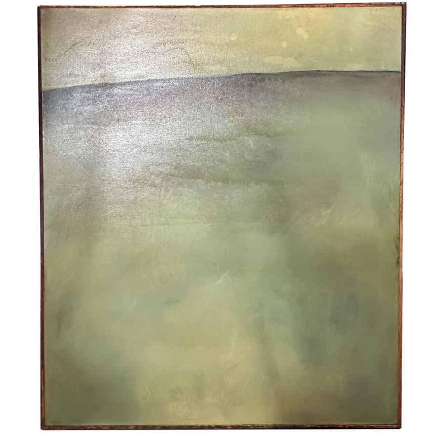 BILL McDONALD Oil on Canvas Painting, Field Landscape (1 of 4)