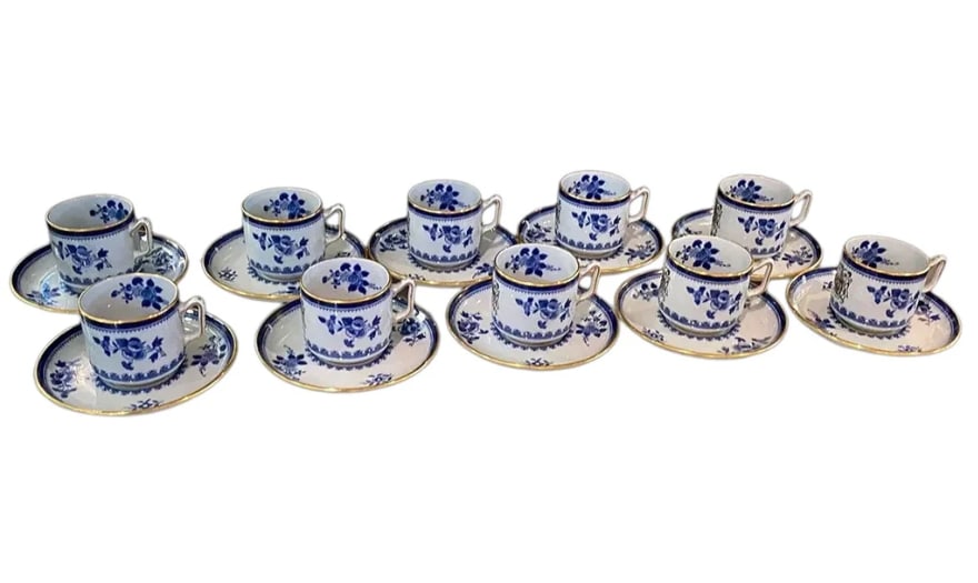 Set 10 English Copeland Spode New Stone Cups (1 of 4)