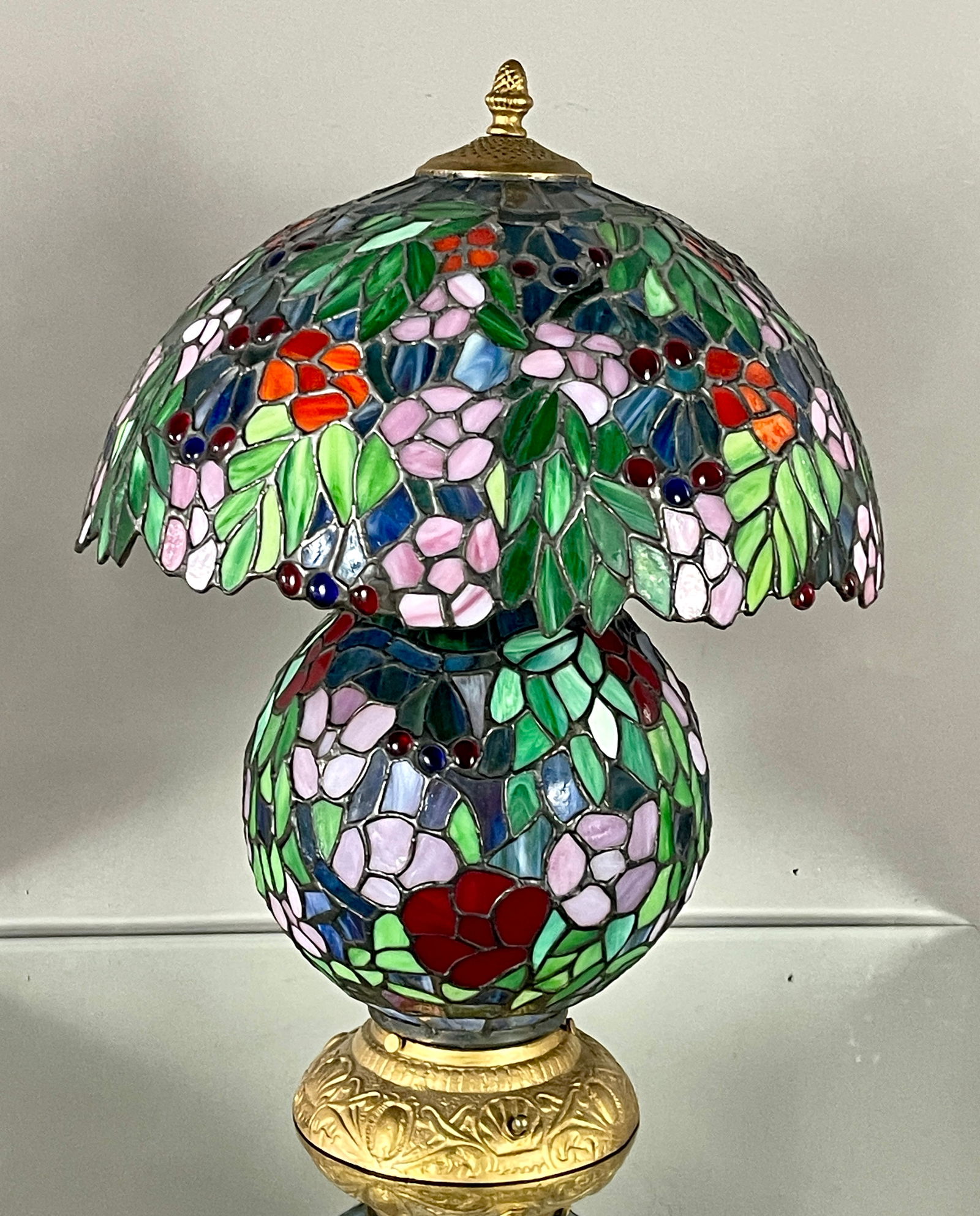 Lead Glass Parlor Lamp (1 of 1)