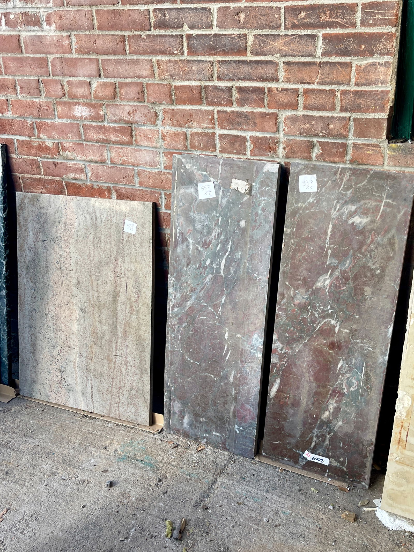 Five Marble Stone Slabs (1 of 2)