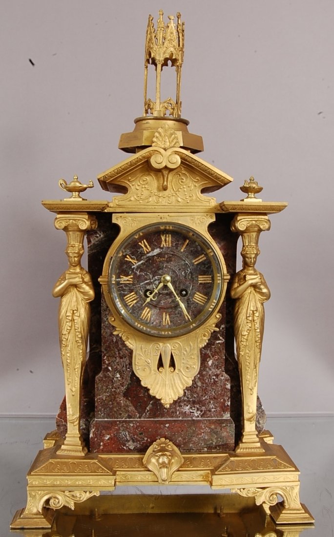 French Renaissance revival mantel clock