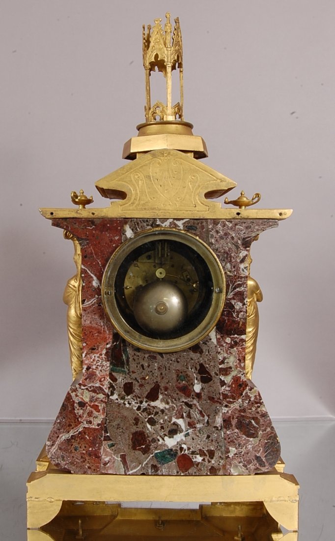 French Renaissance revival mantel clock - 2