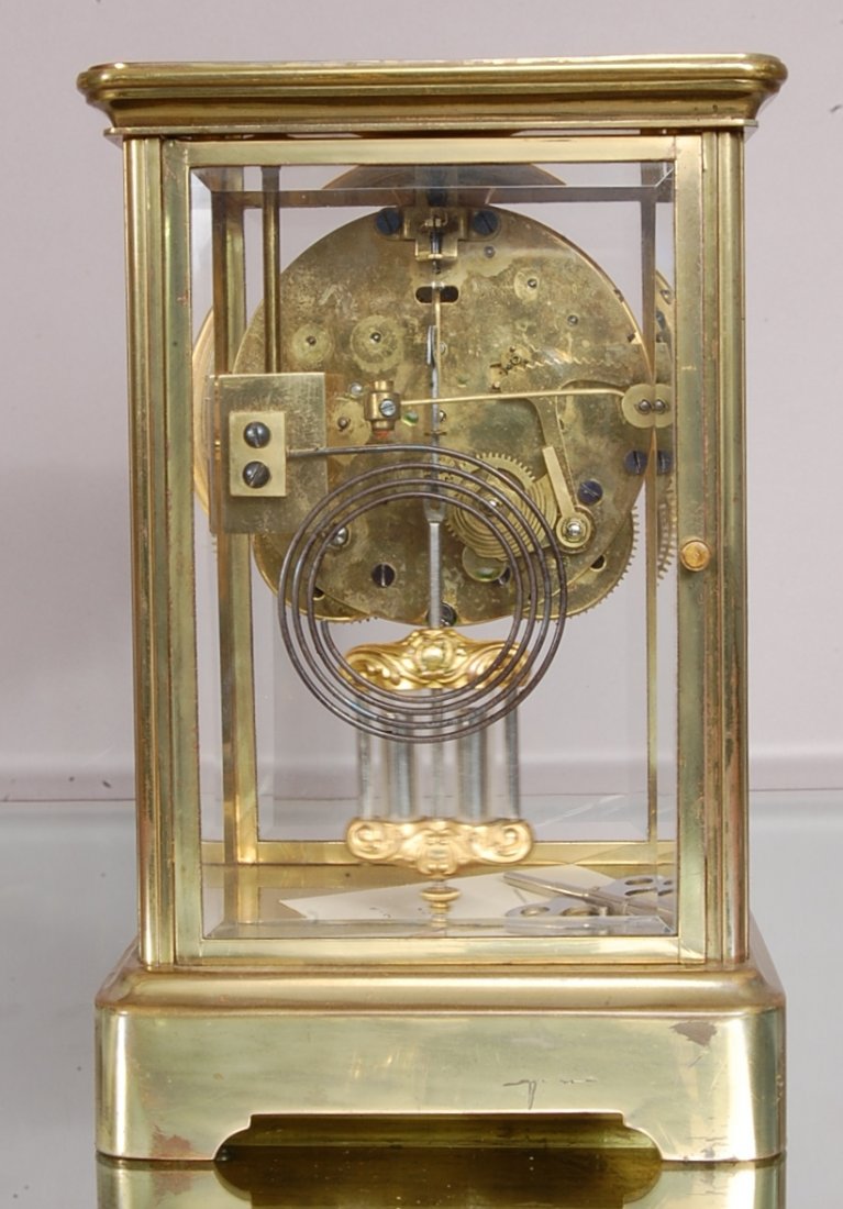 Ansonia Crystal Regulator Mantel Clock - 2