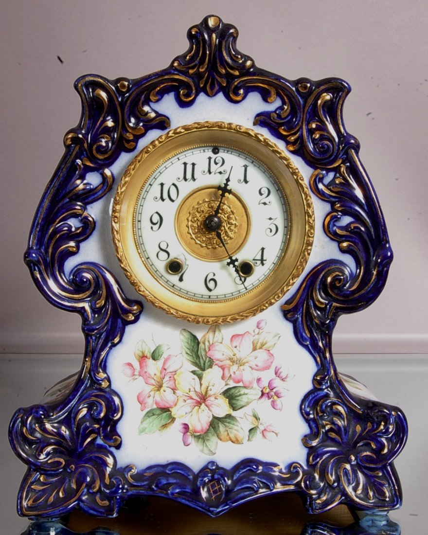 Waterbury Parlor # 98 China Clock