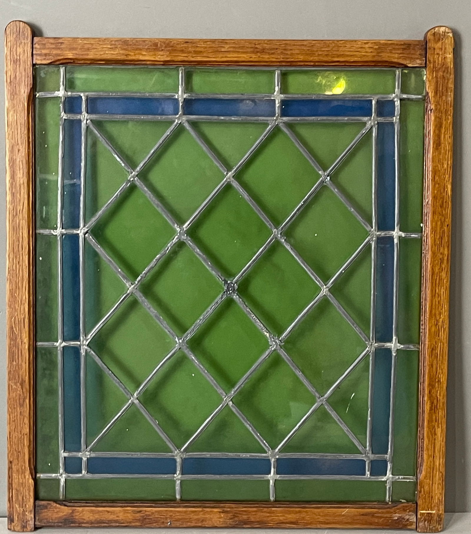 19th Cent. Fr. Gothic Stain & Leaded Glass Window (1 of 1)