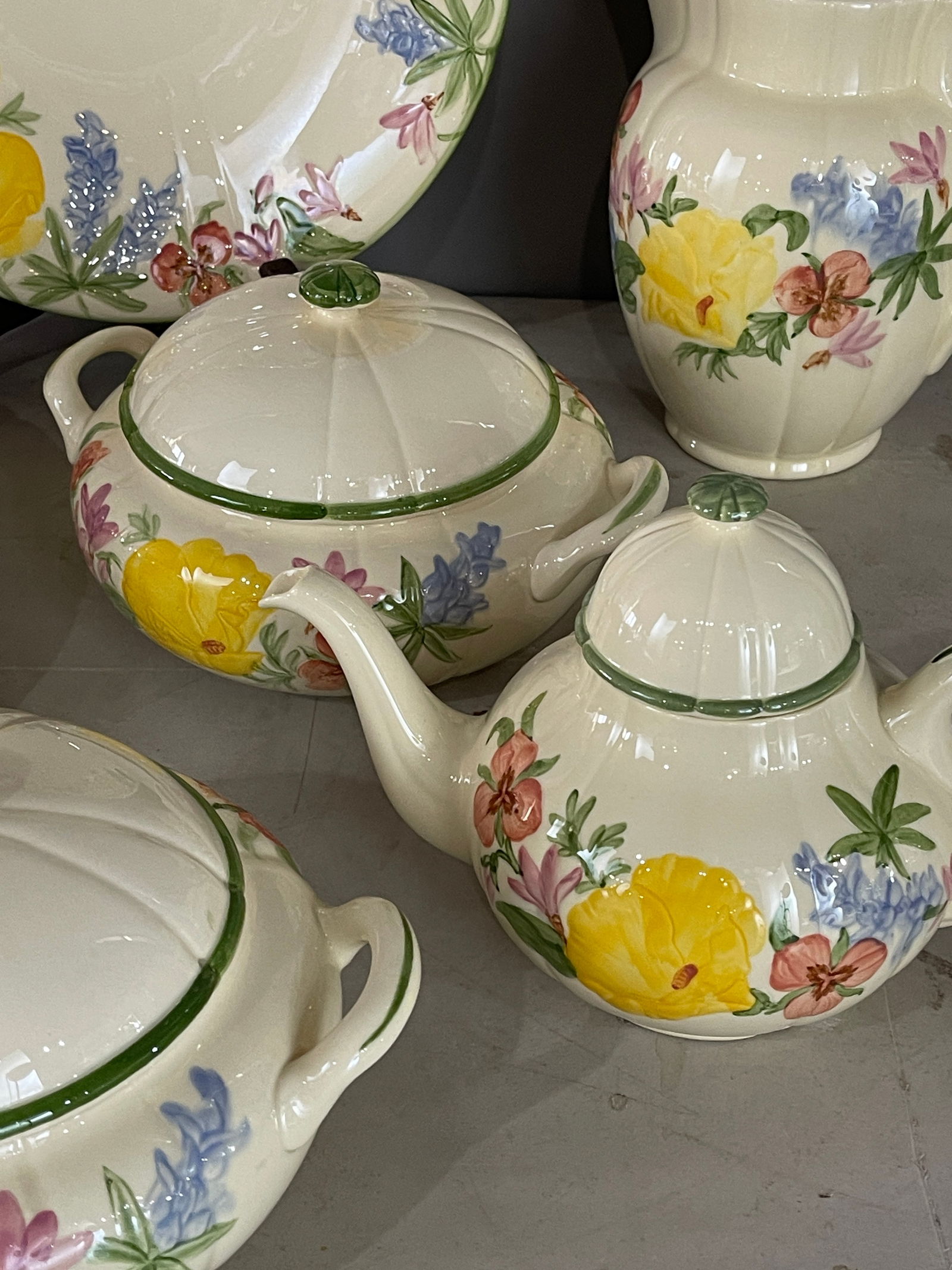 Fransican Wild Flower Partial Dinner Set - 4