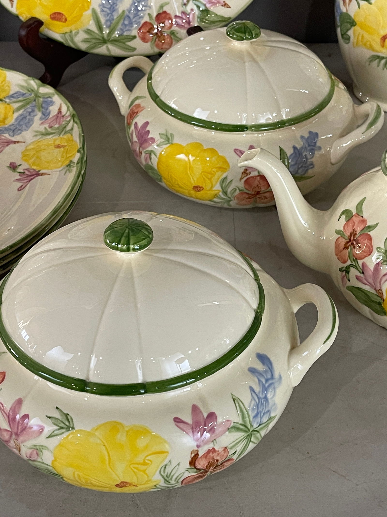 Fransican Wild Flower Partial Dinner Set - 5