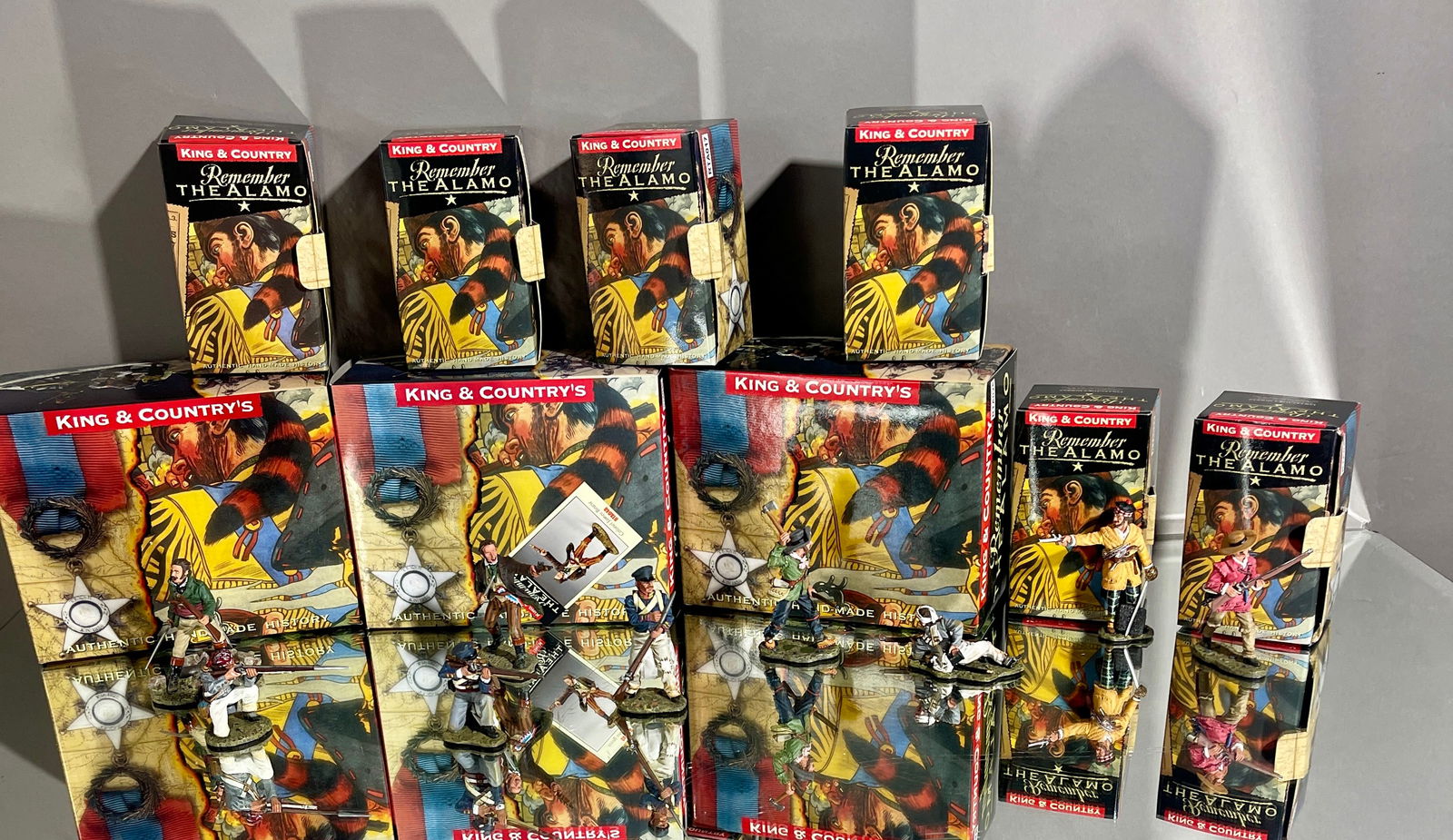 9 King & Country's Toy: The Alamo, with boxes. DIMENSIONS: 2 1/2" ORIGIN: China CIRCA: 2010.