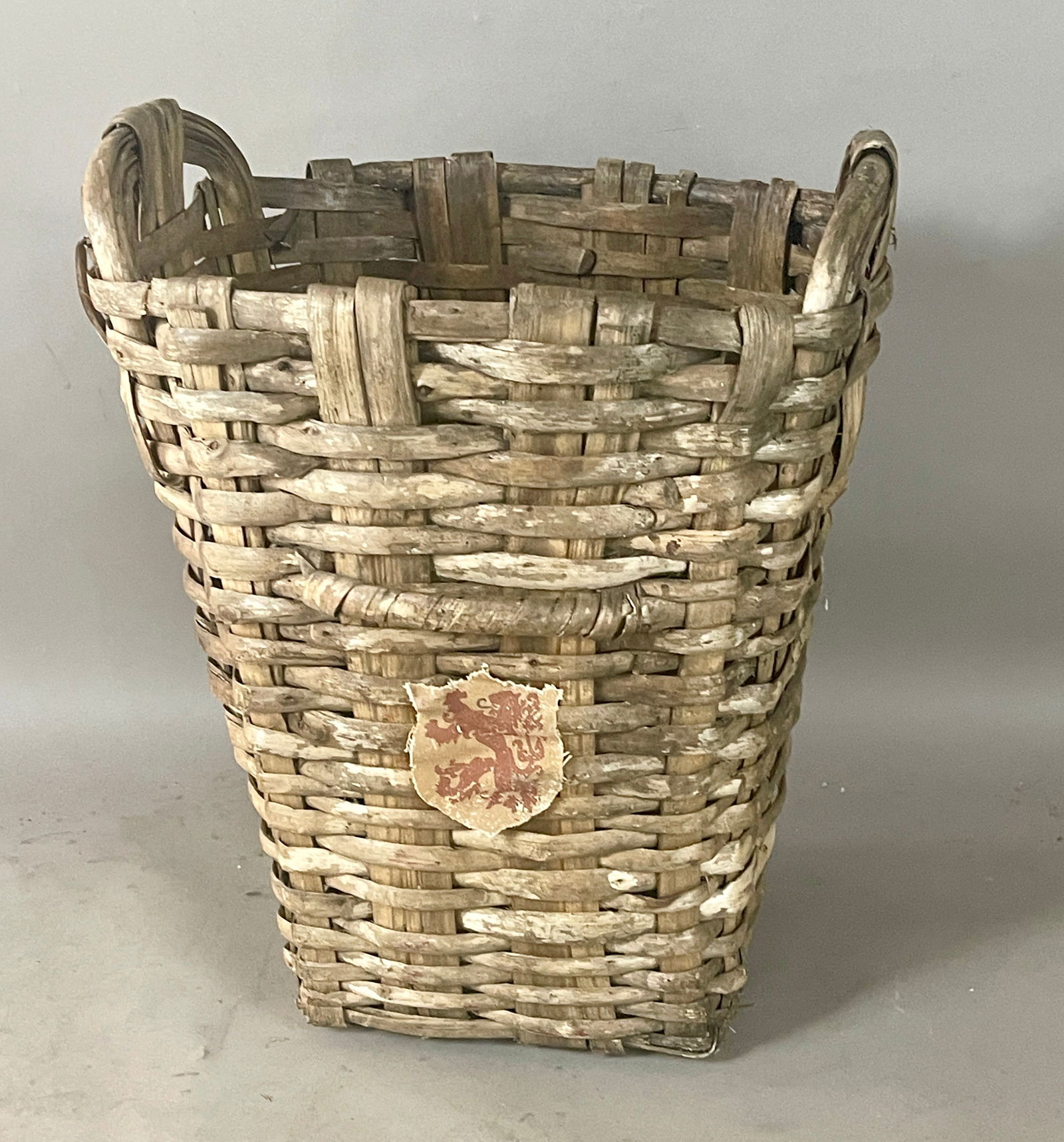 French Vintage Grape Harvest Basket (1 of 3)