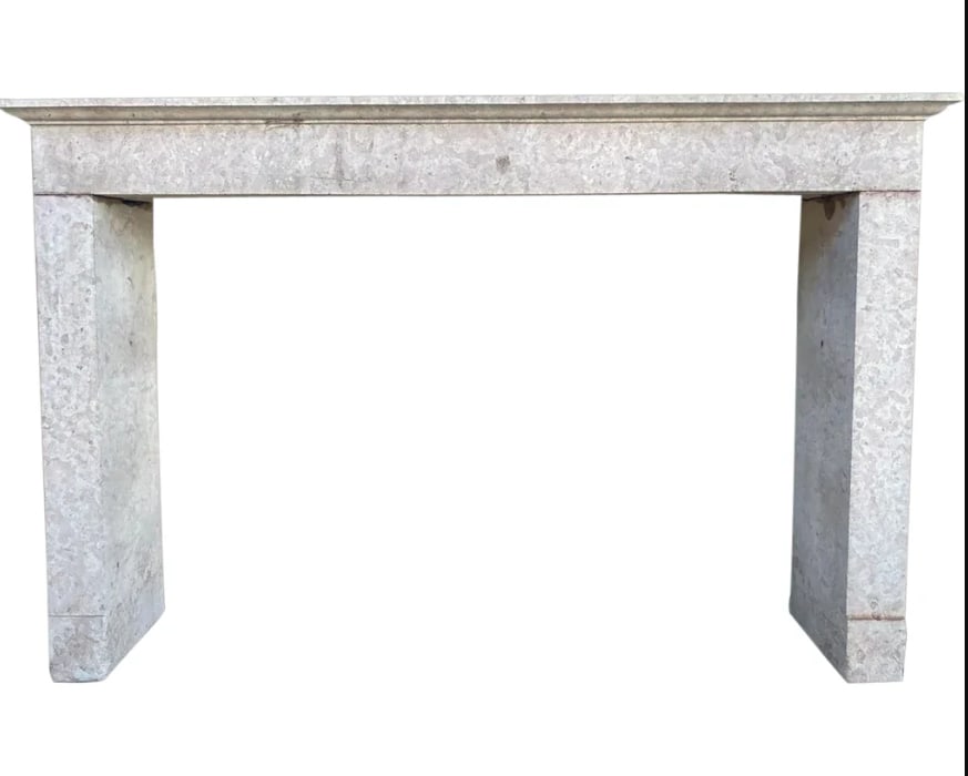 Fr. Louis XVI Bourguignon Stone Fireplace Surround (1 of 6)