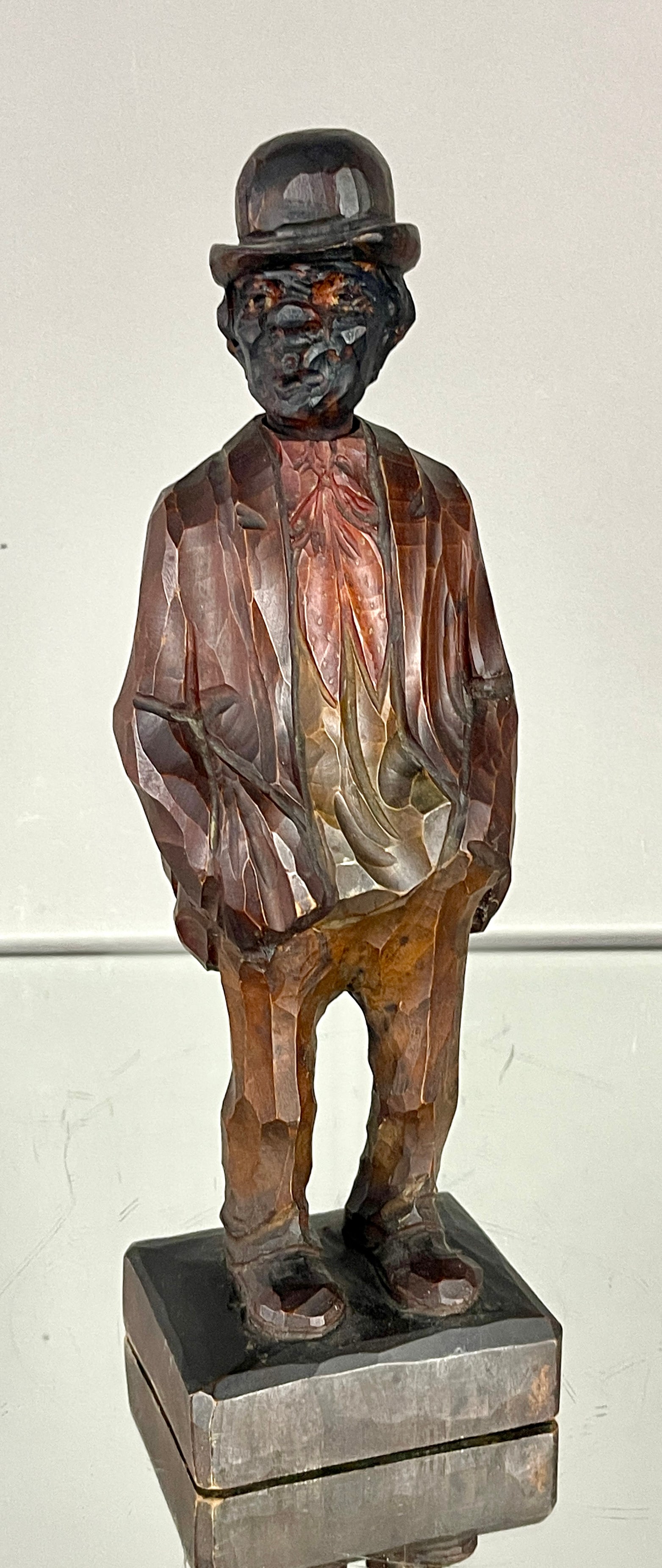 Black Forest 13" German Carved Wooden Whistler (1 of 8)
