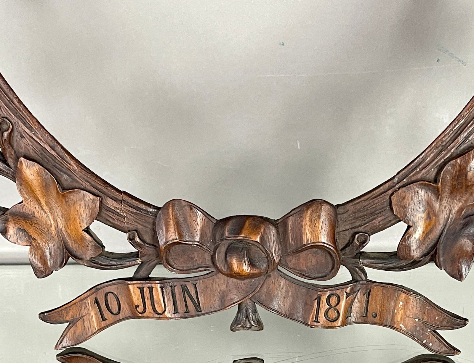 Black Forest Carved Oval Frame - 3