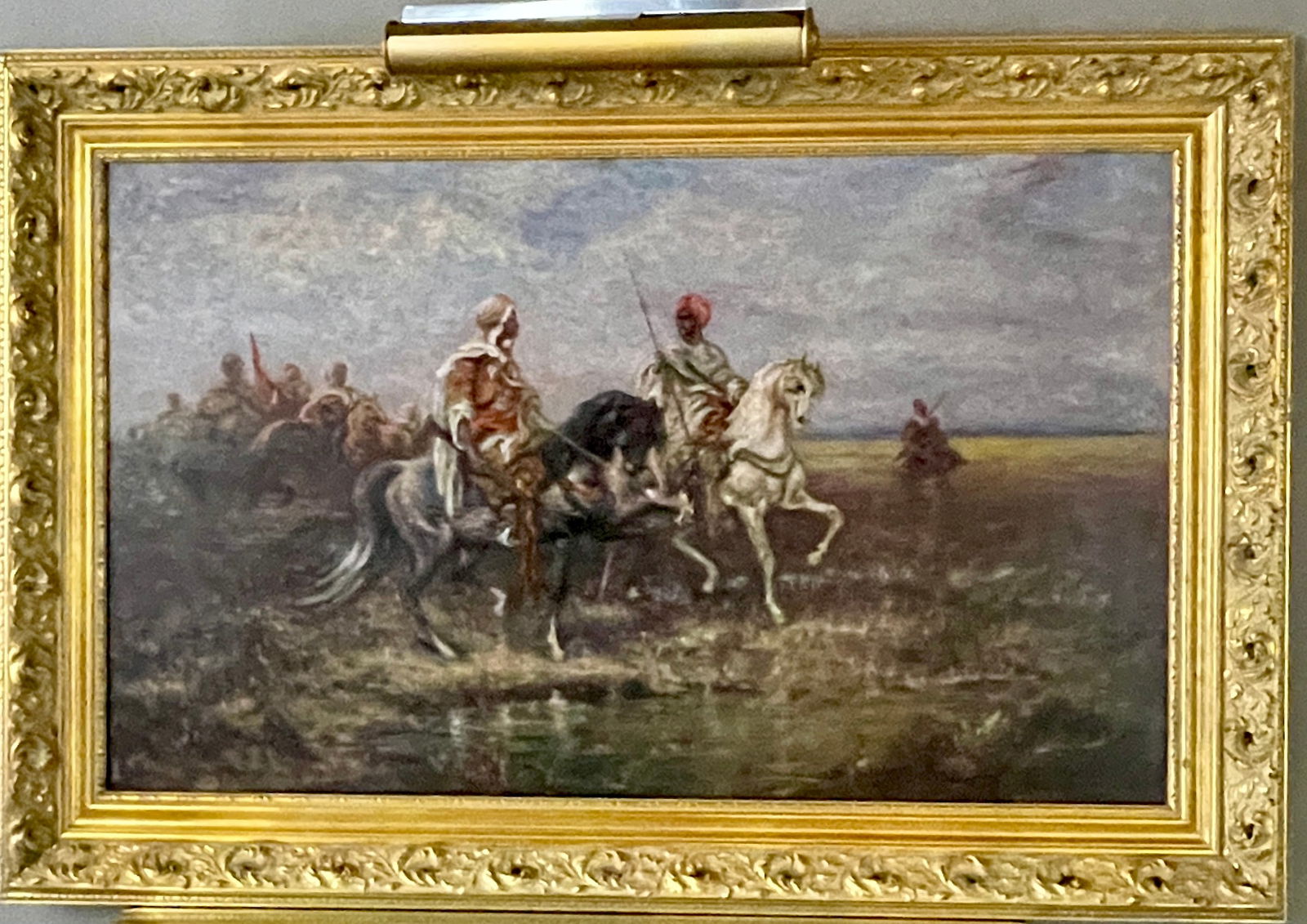 Antique Orientalist Oil on Board (1 of 2)