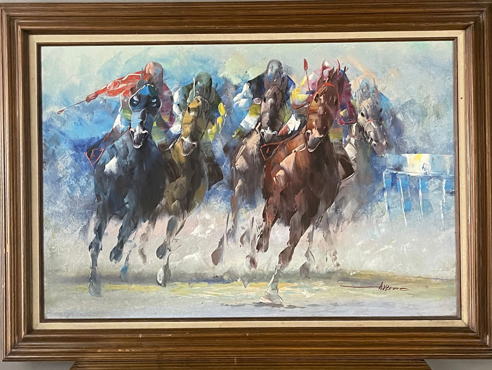 A.Veccio Race Horse on the Run O/C (1 of 5)