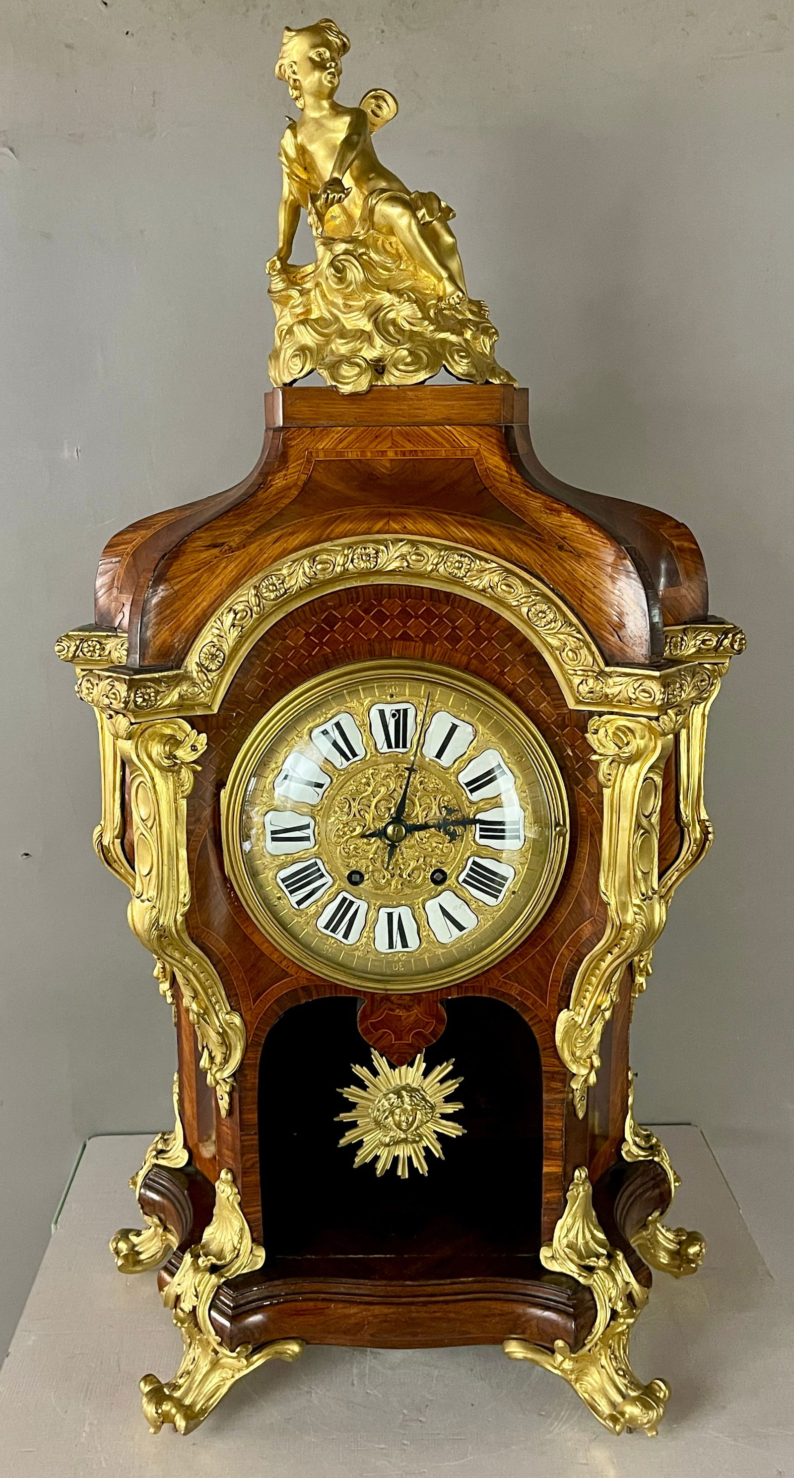 Monumental Louis XVI Bronze Ormolu Clock (1 of 19)