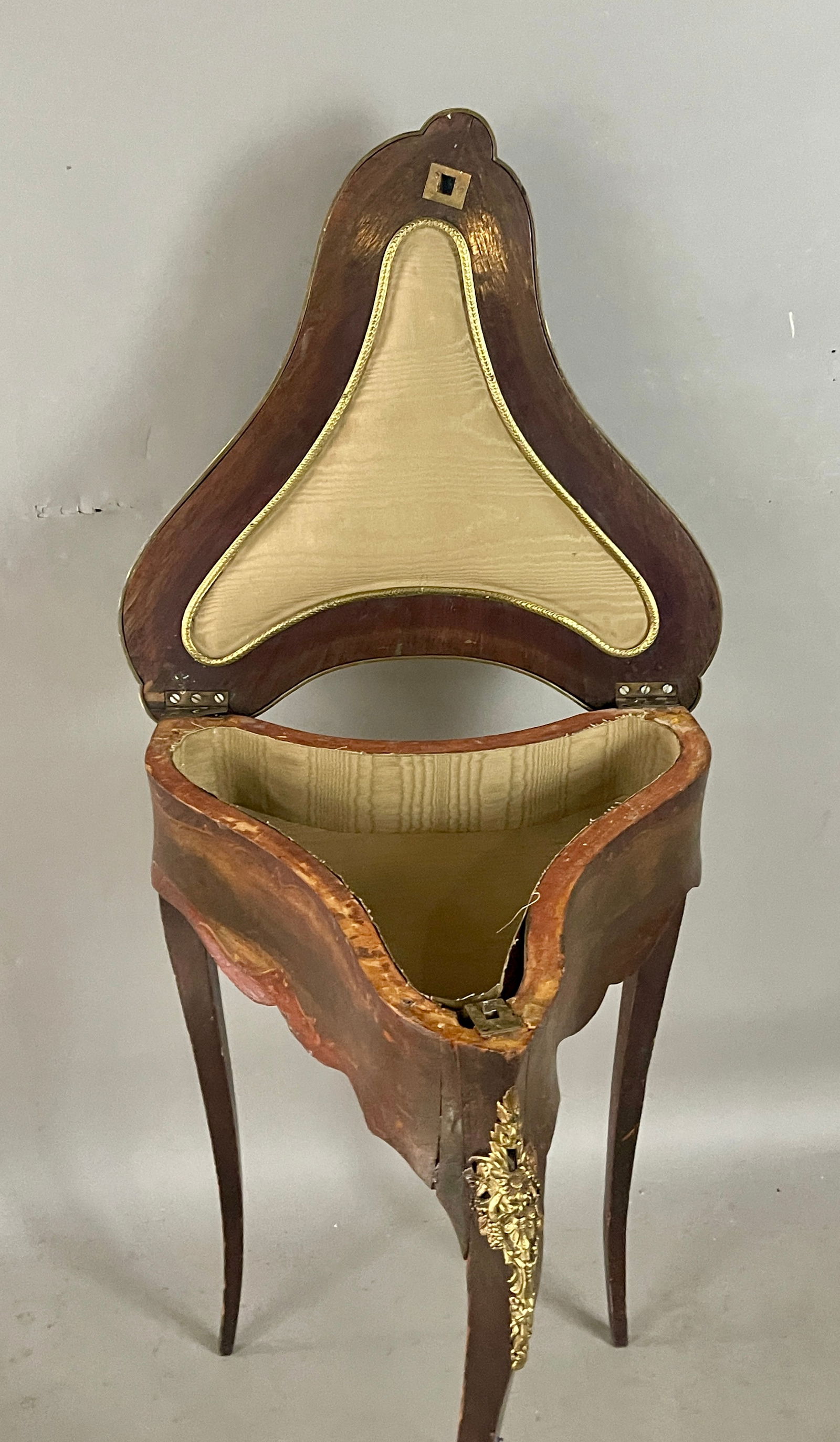 French Louis XV Style Triangular Parlor Table - 5