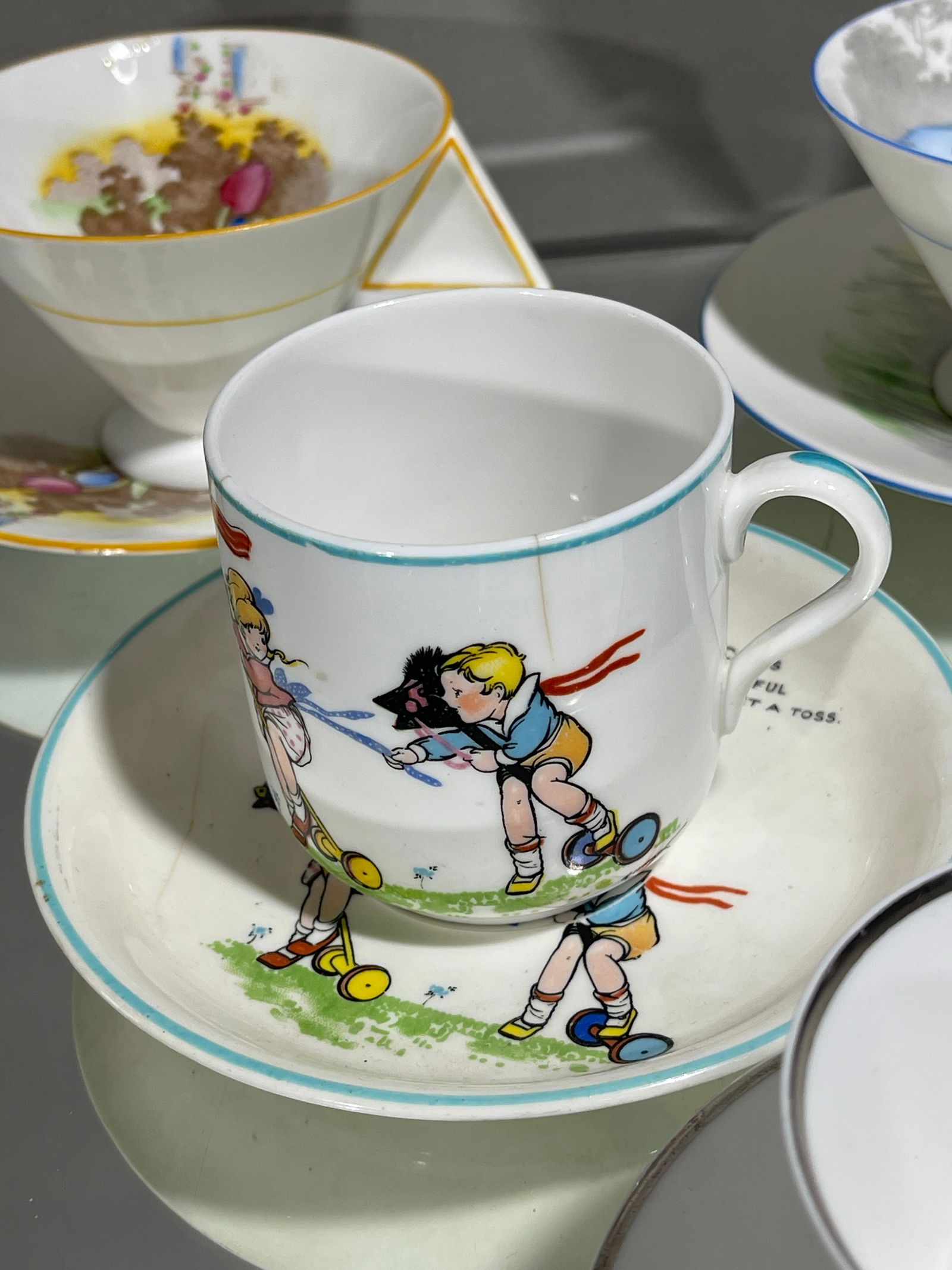 7 Shelley Tea Cup Sets - 2