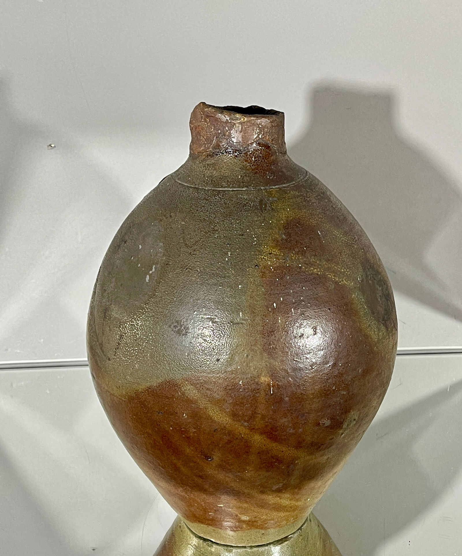Large 18th Century Salt Glazed Stoneware Jug (1 of 4)