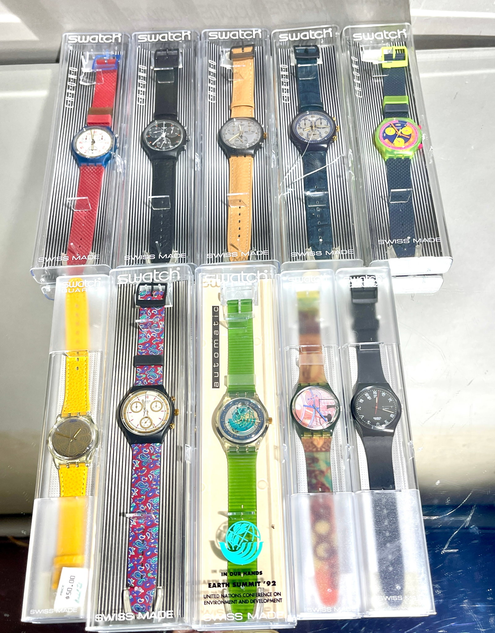 10 Swatch Collector Wrist Watches (1 of 9)