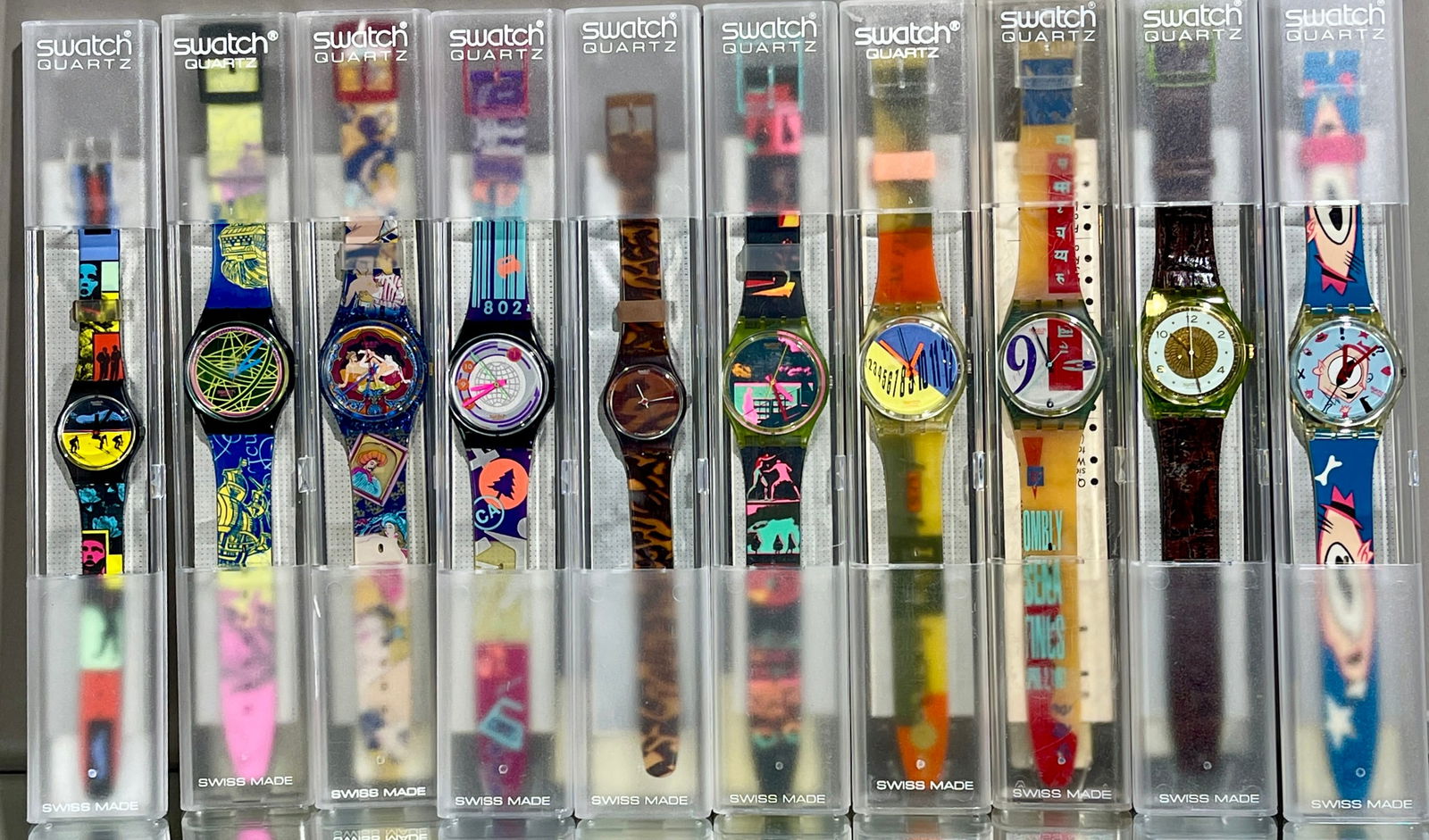 10 Swatch Quartz Collectible Wrist Watches (1 of 5)