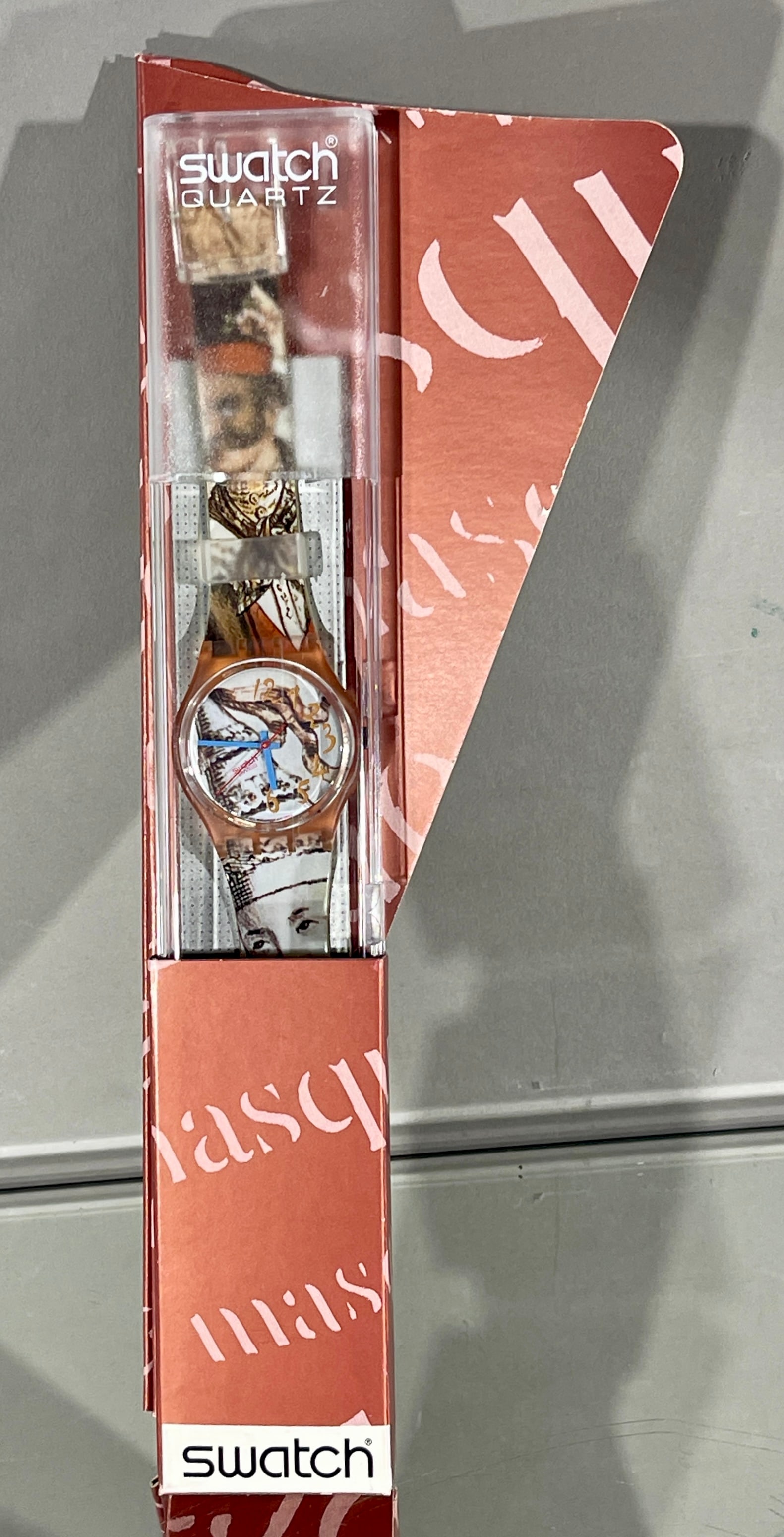 Vintage Swatch Masquerade Wrist Watch: New old stock. ORIGIN: Switzerland CIRCA: 1990.