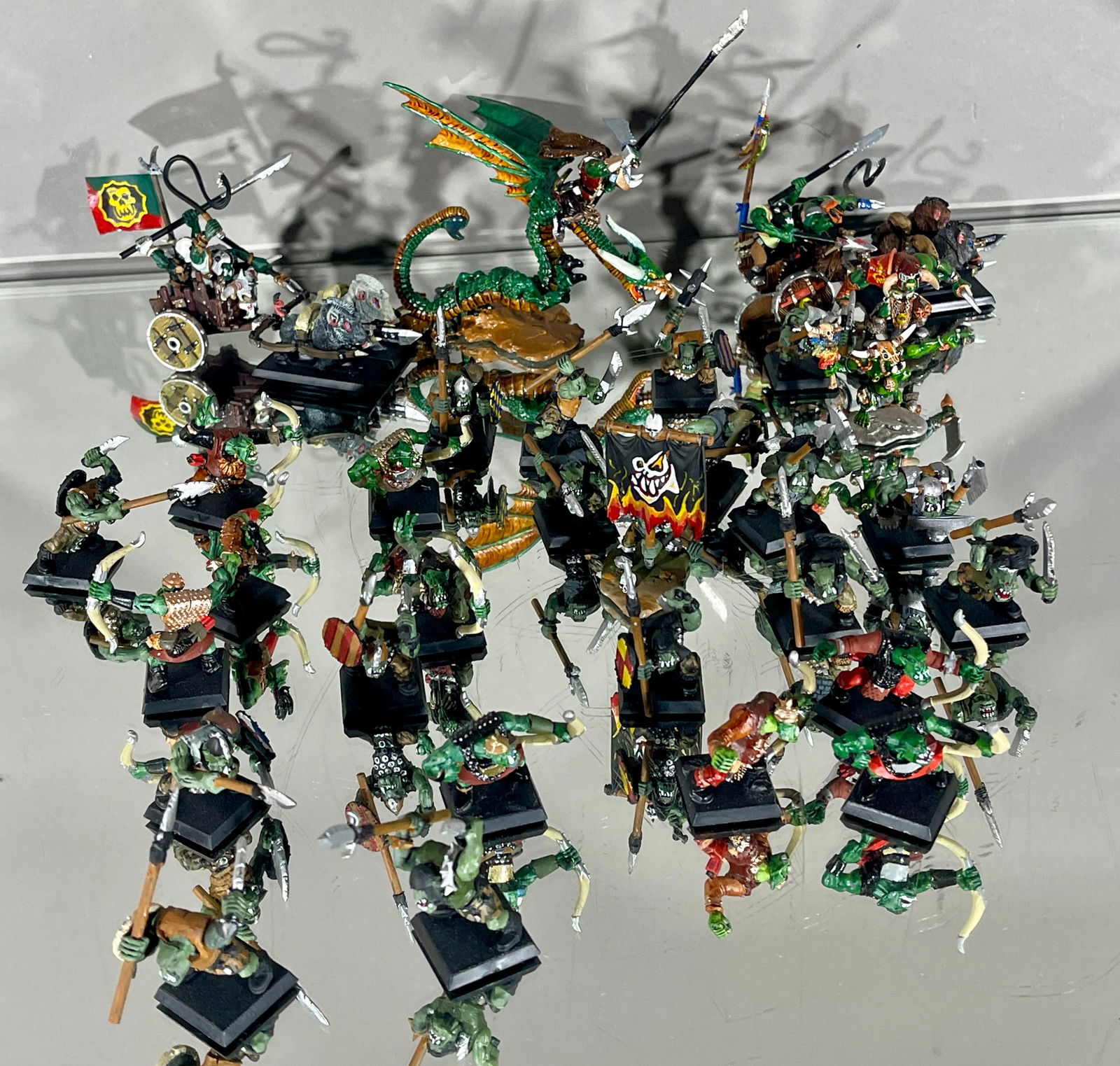 31 Toy Soldiers: Various sizes. CIRCA: 2000.