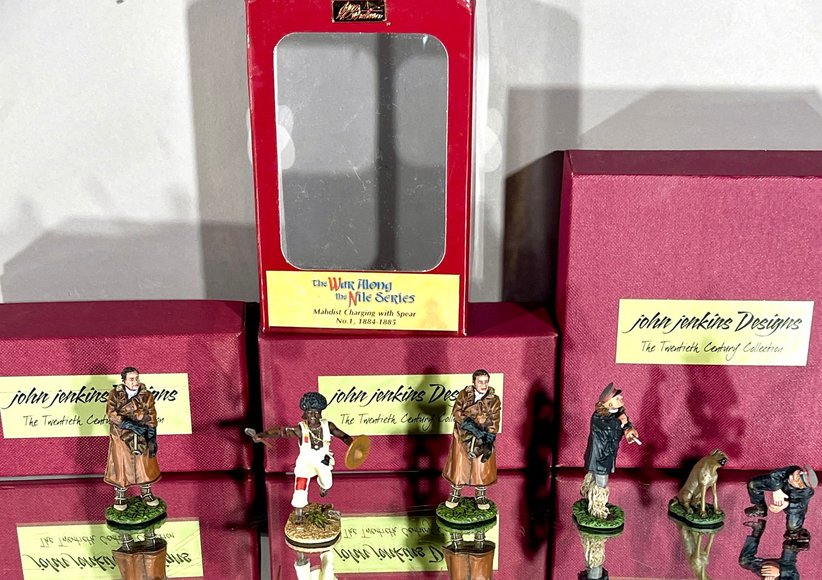 6 Metal Toy Soldiers: 4 boxes. CIRCA: 2000.
