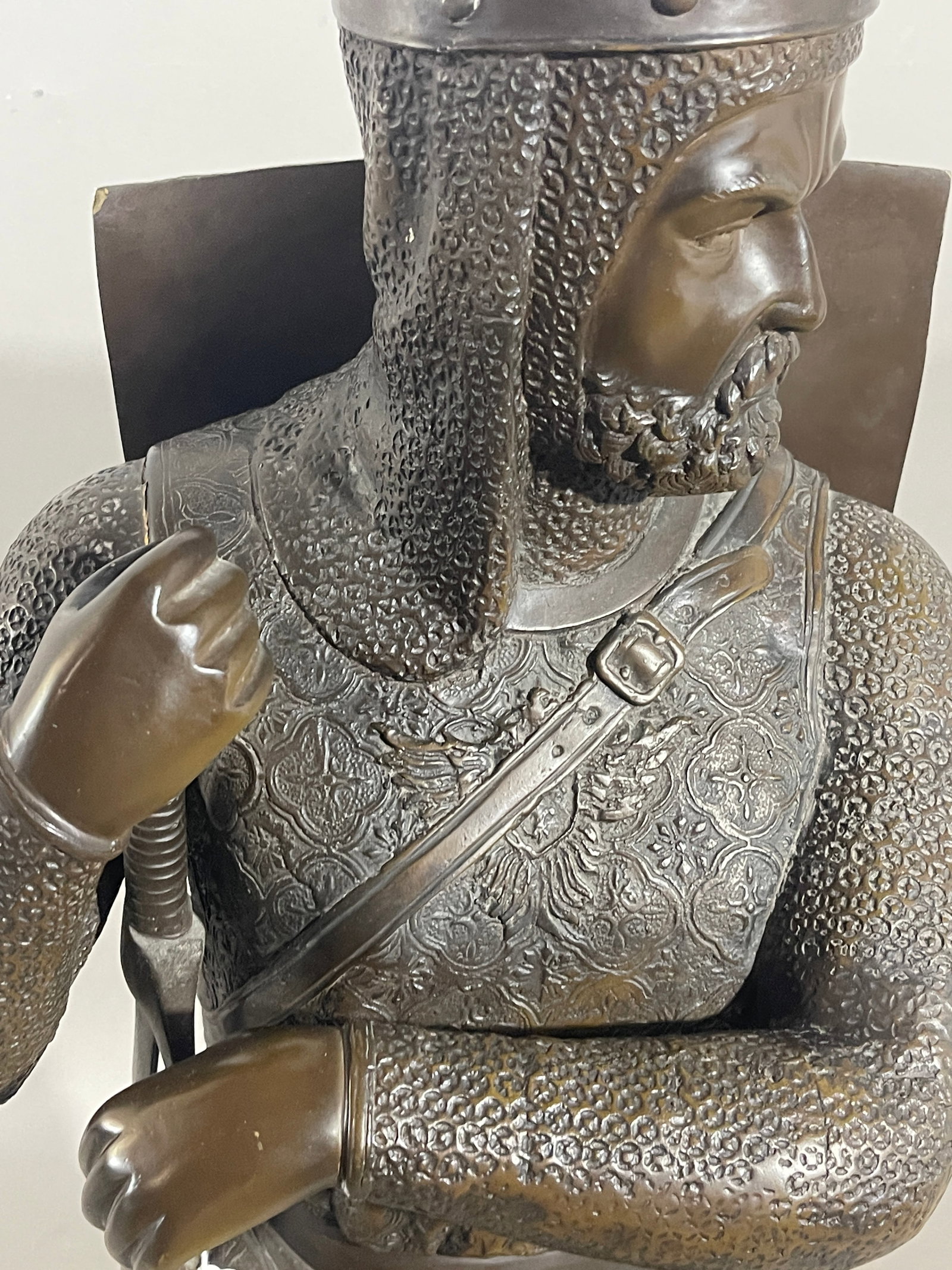 Medieval Bronze Statue - 6