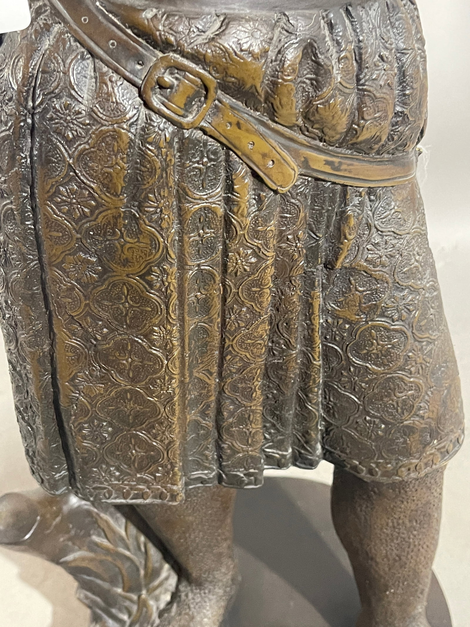 Medieval Bronze Statue - 7