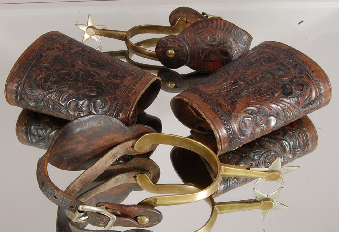 Ladies Western Spurs & Cuffs: Wild West Show from Ranchin Georgia, in Totem, Georgia. Ca. 1920
