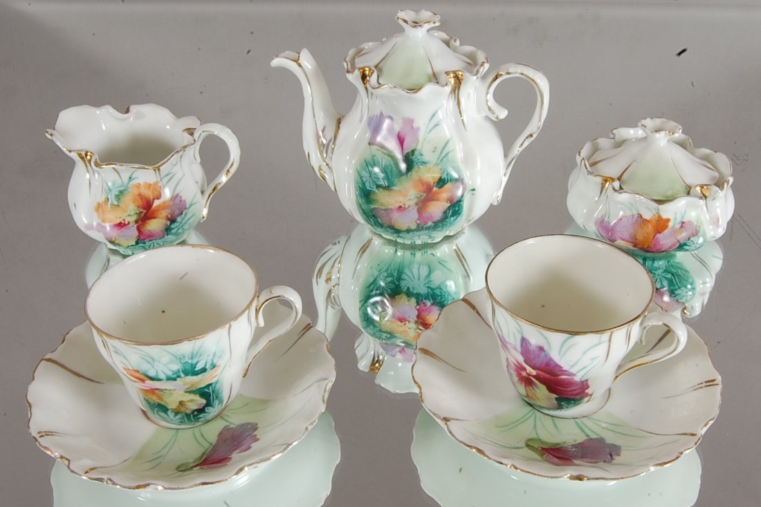 Bavarian Childs Tea Set: 5 pc. Ca. 1900