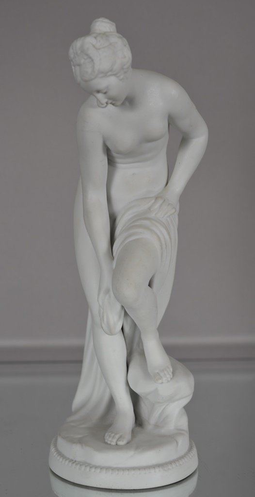 French Bisque statue of Venus: 12" t Ca. 1890