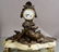 French Louis XVI style figural mantle clock