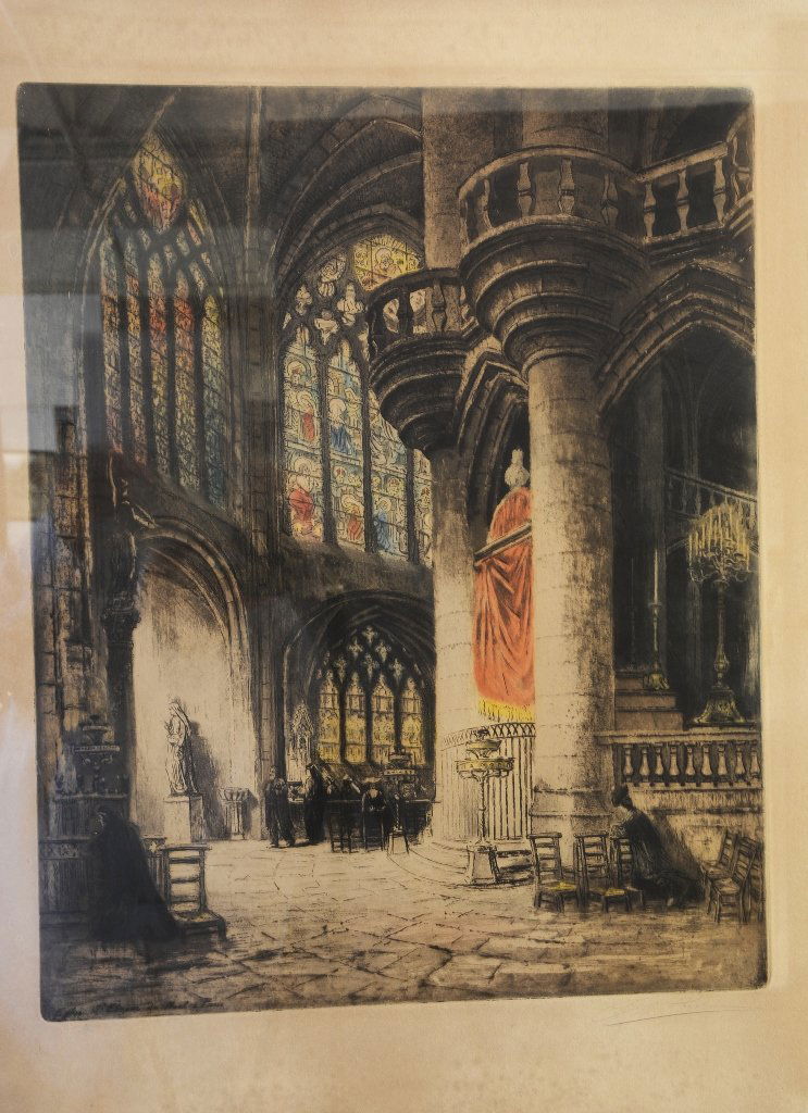 French Lithograph by Charles Pinet (1 of 1)